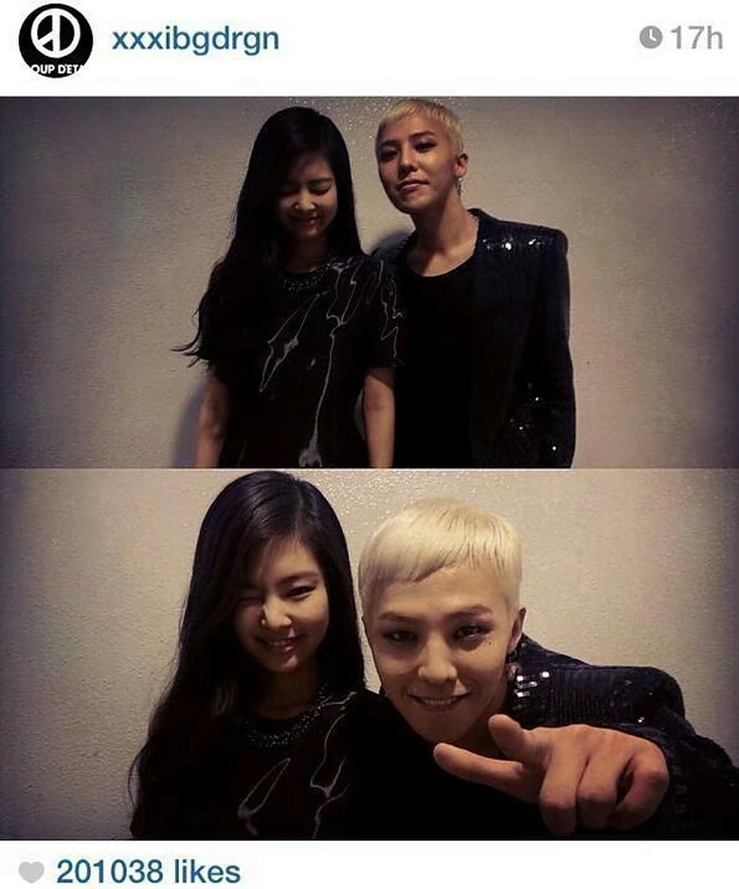 权志龙取关jennie后,jennie金泰亨恋情曝光了,他又把之前和jennie的