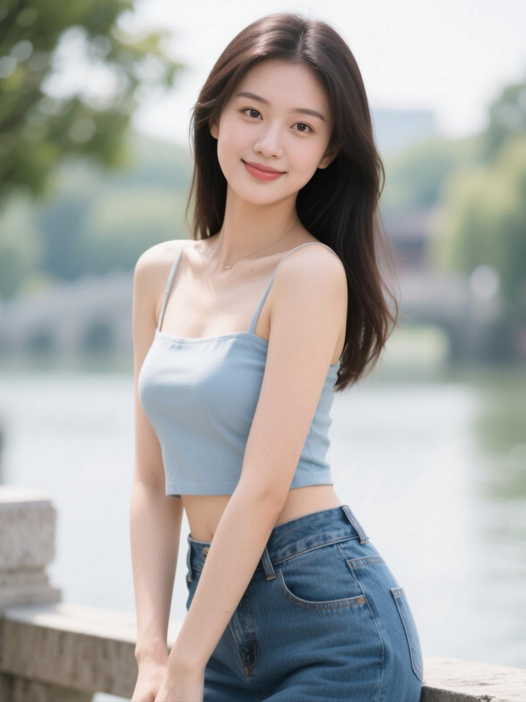 漂亮女孩涵养纯洁的女生容貌清丽脱俗的女生养眼顺眼女绮梦云裳evelyn