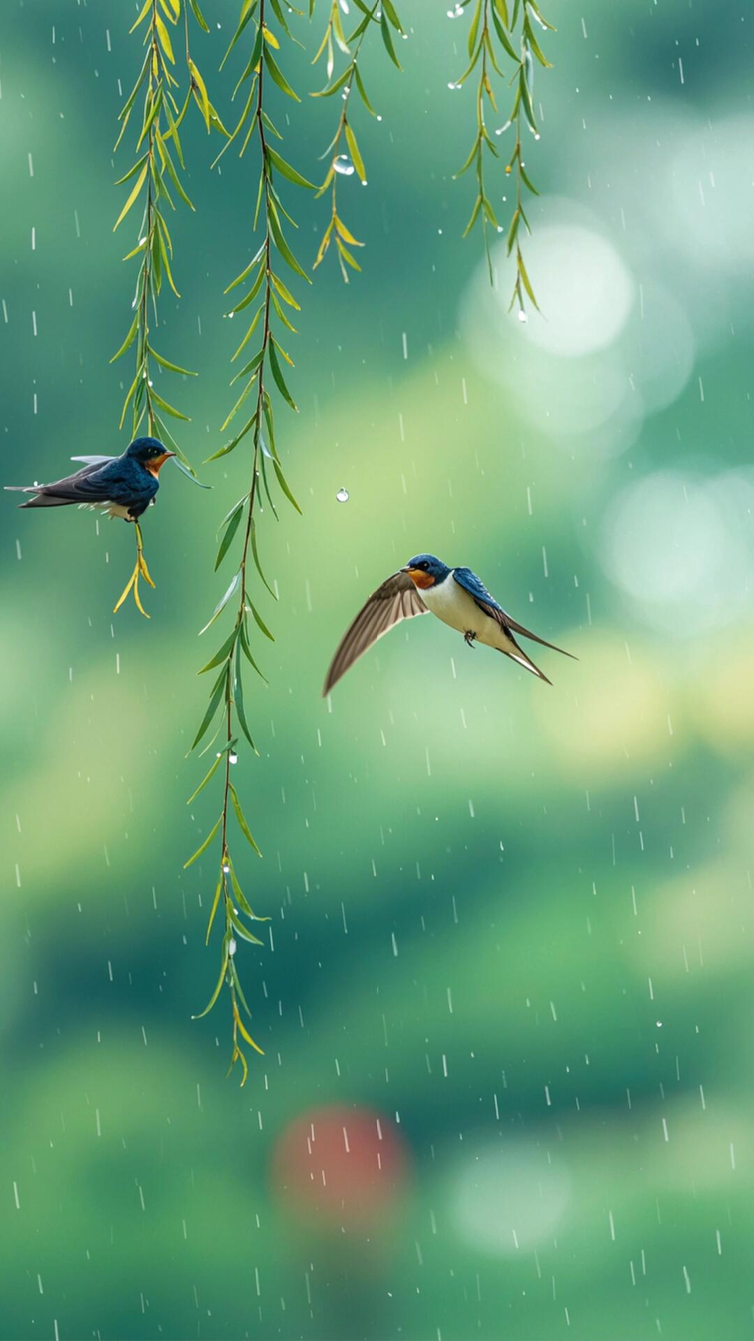 是春燕啊!是嫩柳遇春燕的初春啊!#不负春光趣踏青