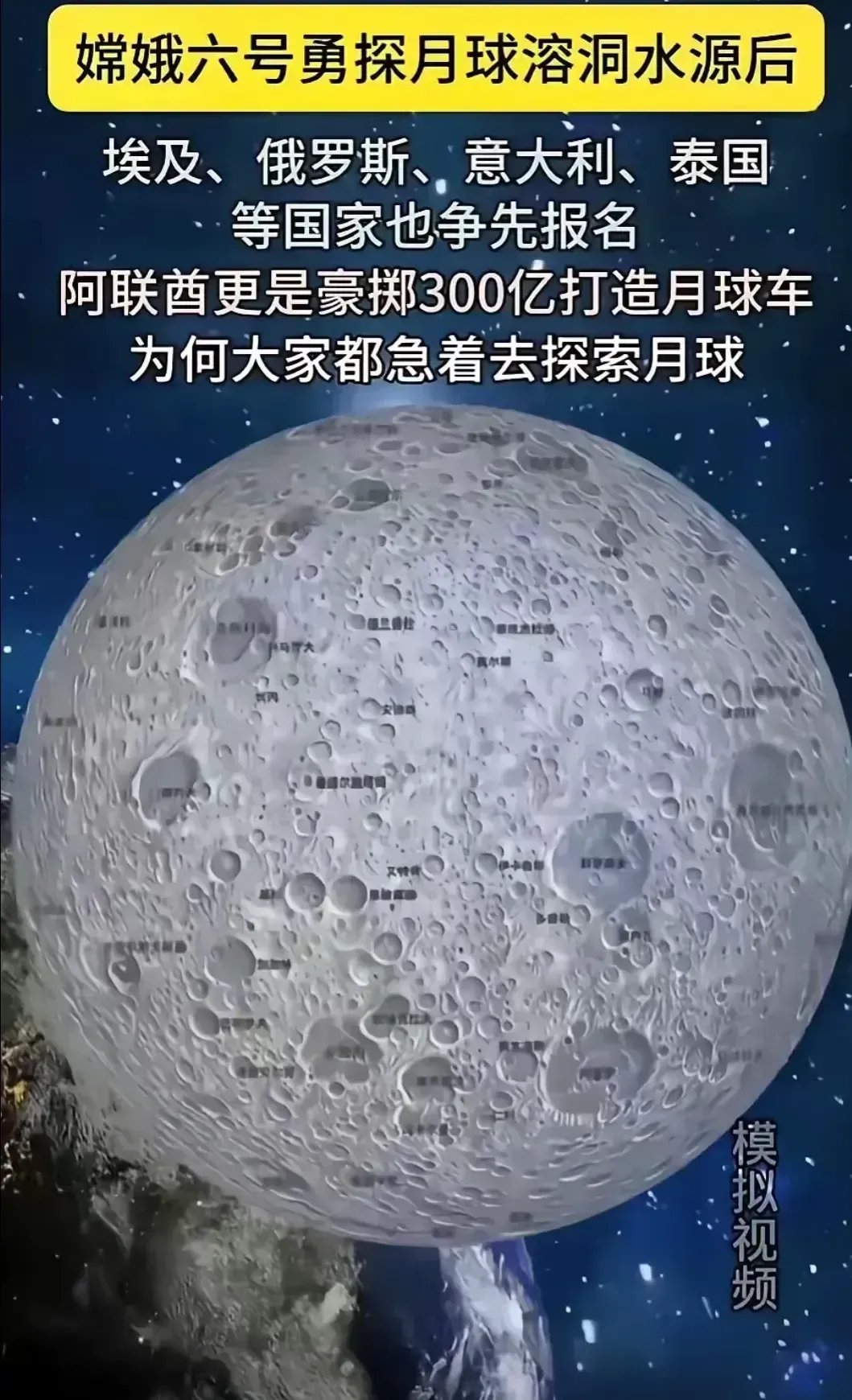 哇塞,简直令人难以置信,月球上竟然存在着水源,这毫无疑问是本世纪