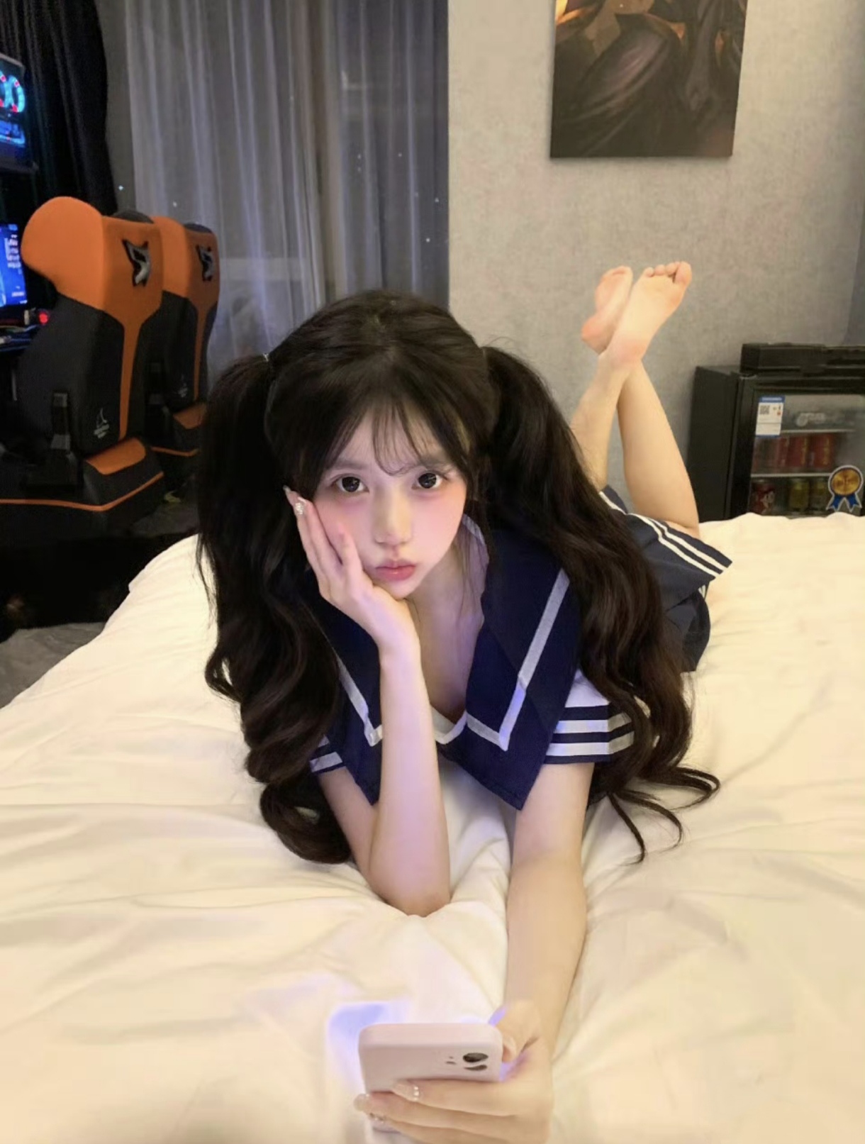 双马尾女孩学院风女孩.颜值不是入场券,感觉才是