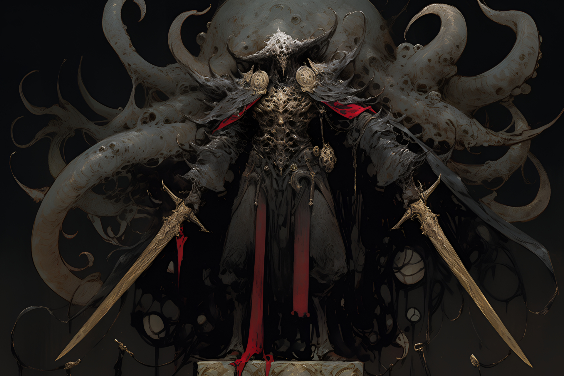 ai共创计划# #ai绘画# #插画# #克苏鲁