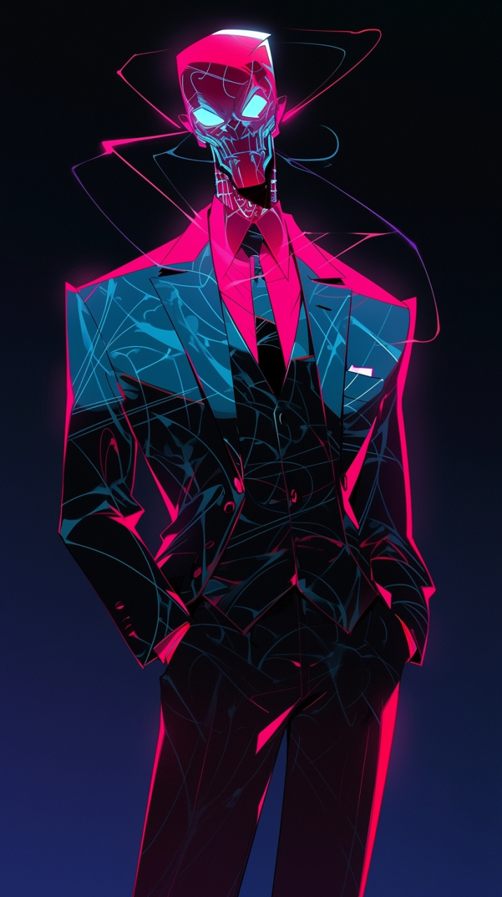 ai共创计划#【极恶道】西装暴徒.