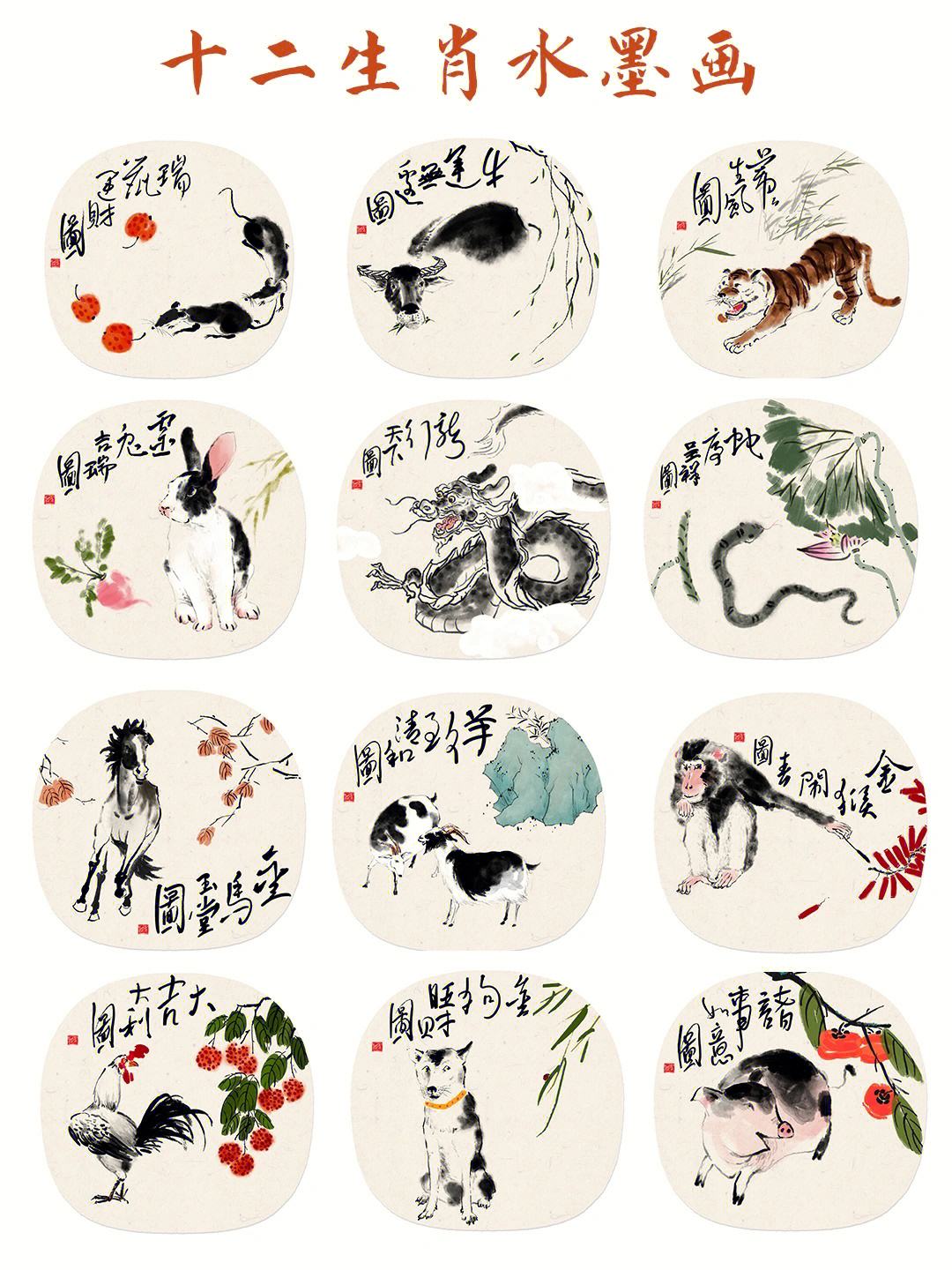 七律·十二生肖 文/言笑居士 黄牛累死颈挨刀,鼠目寸光还被褒.