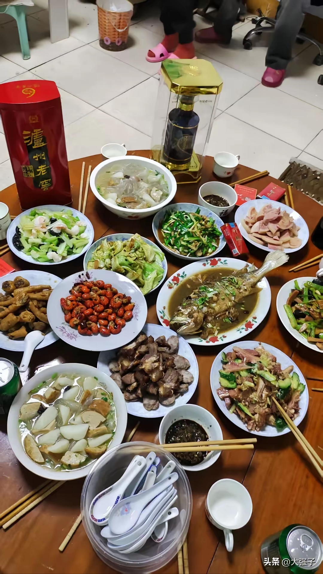 正宗山东潍坊老百姓家常菜年夜饭. 新年快乐!#趣话春节年俗