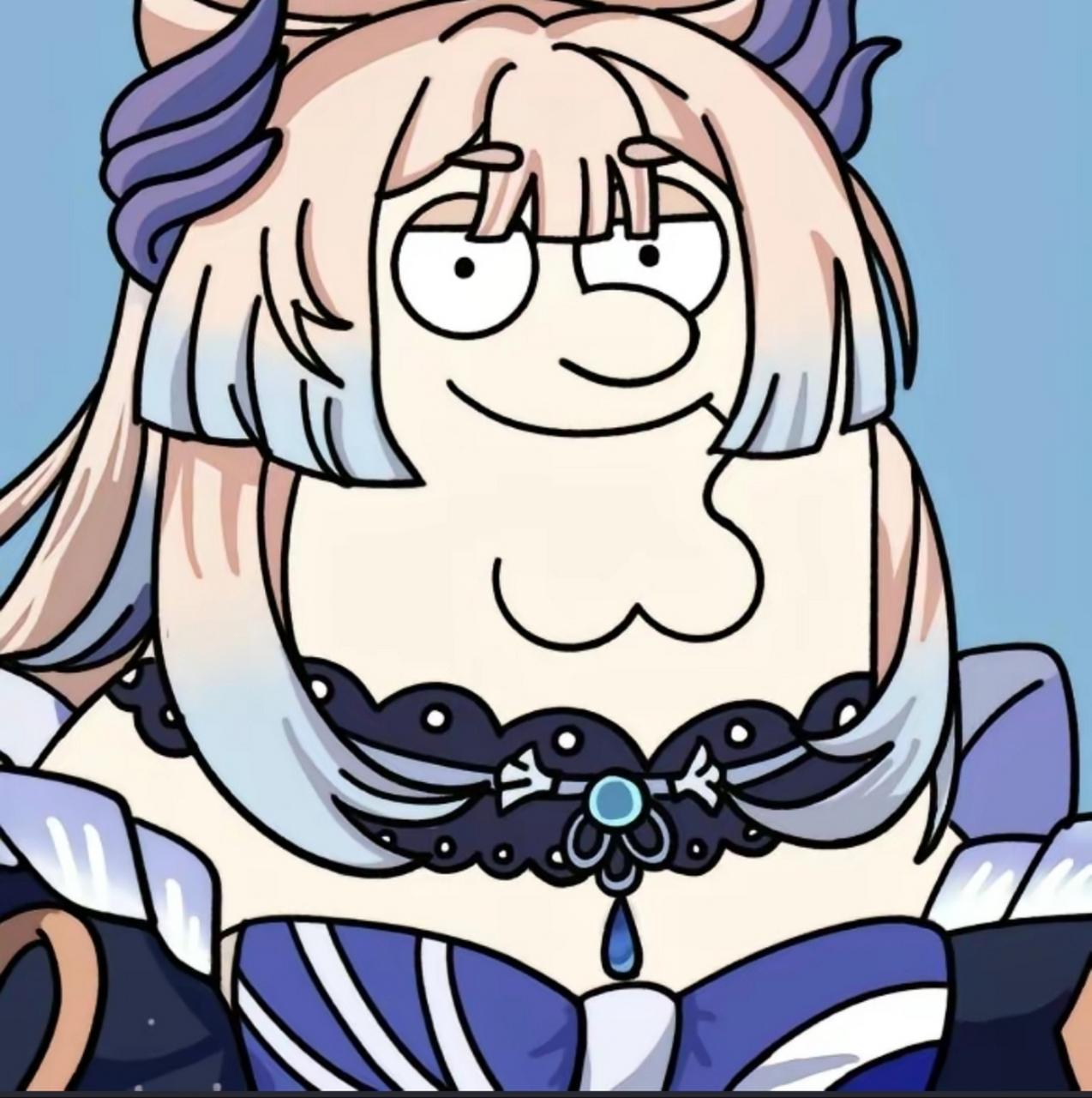 这是什么原神沙雕头像,各位厨看了都得流泪[流泪]