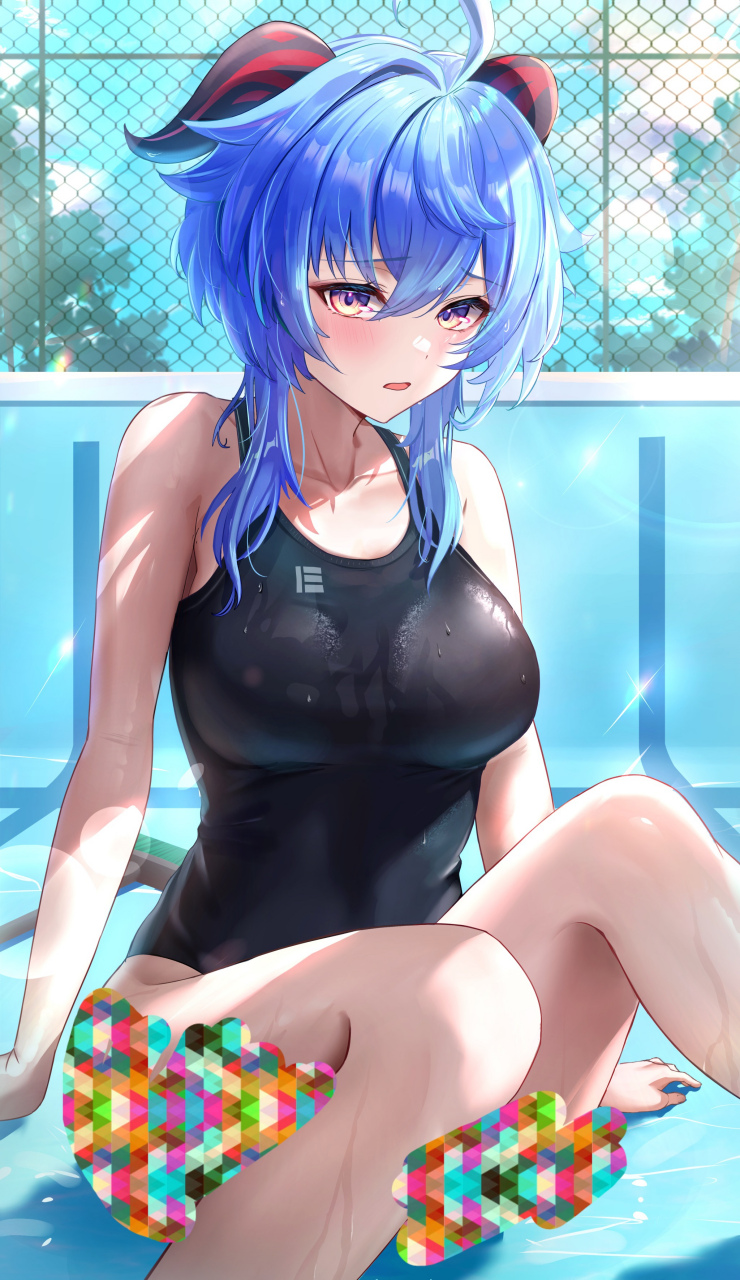 竞技场汗流浃背的甘雨#原神# #二次元# #动漫