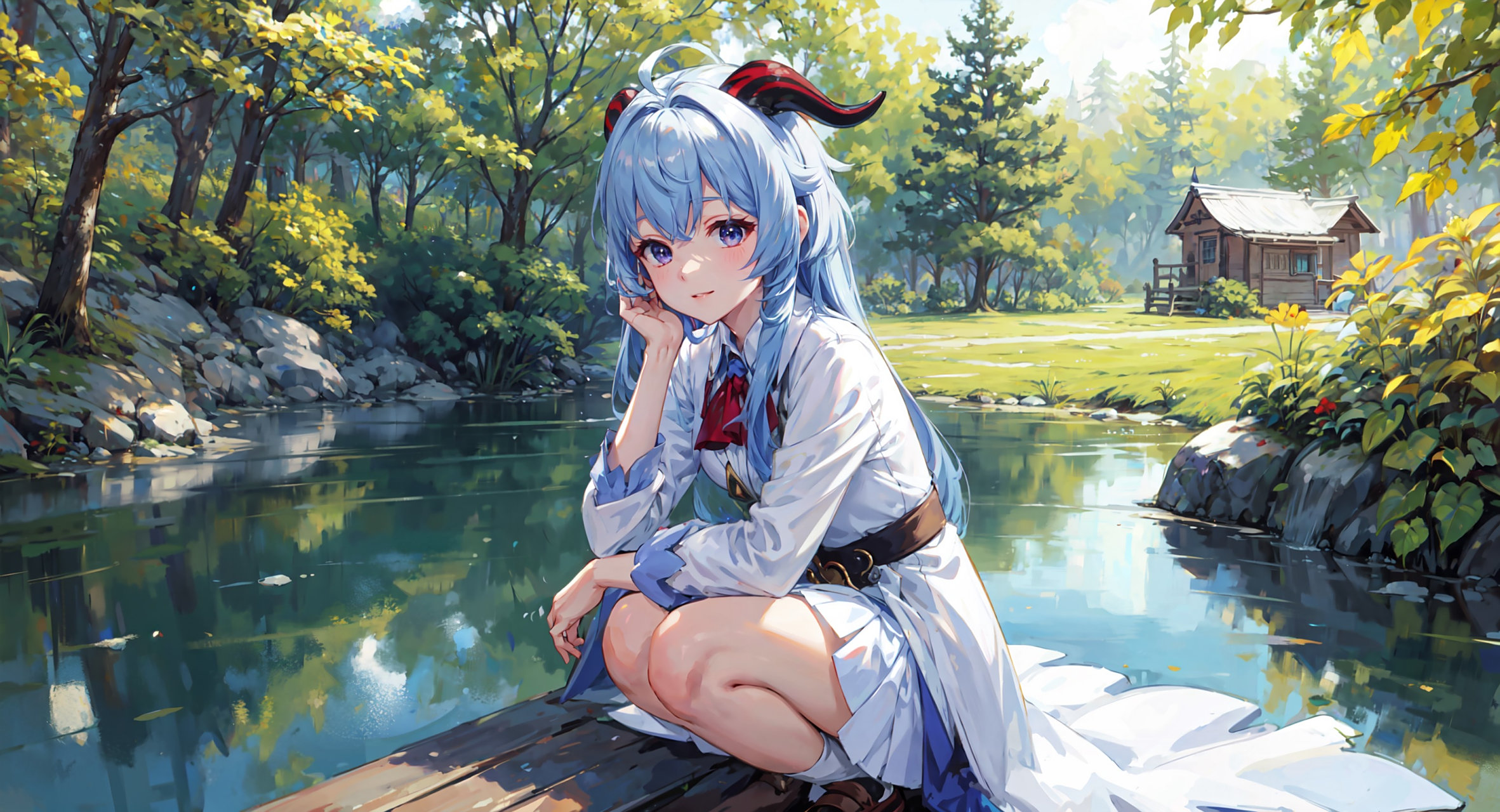 就是只椰羊啦～咩咩咩～～"[考的全会][考的全会][考的全会] #原神