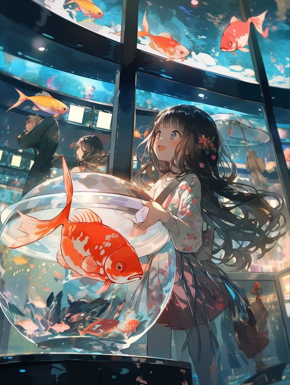 水族馆奇遇记#二次元# #二次元美图