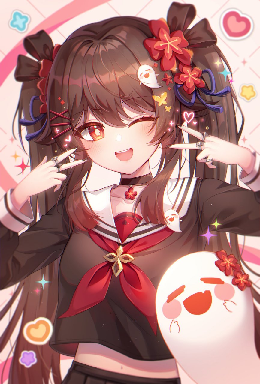 胡桃:"如果找我,只有去往生堂,那么,你还会来找我吗?"#原神