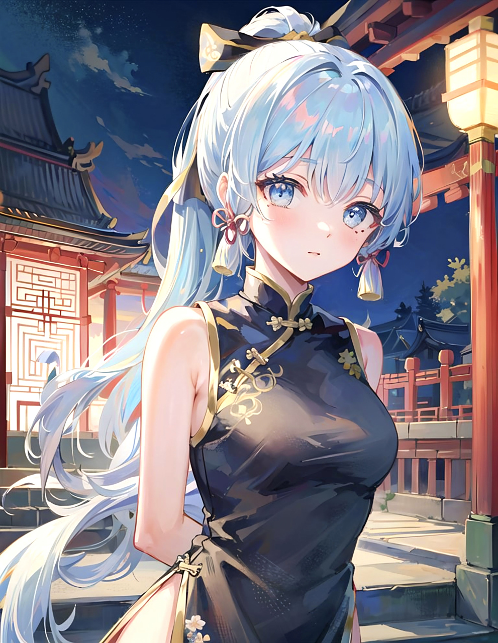 我就不信我的两张旗袍美图还比不过甘雨的一张!哼!略略…"#原神