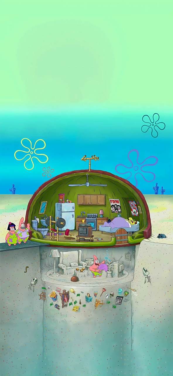 壁纸# #海绵宝宝# #动漫