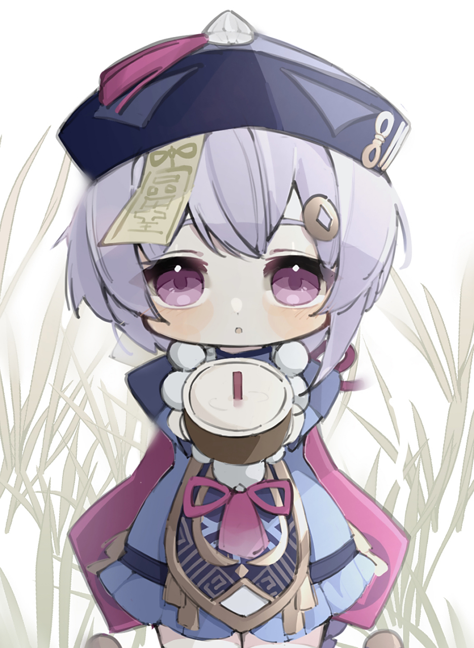 七七:"椰汁…椰羊?唔…请你喝椰汁"#原神#  来自画师sinon