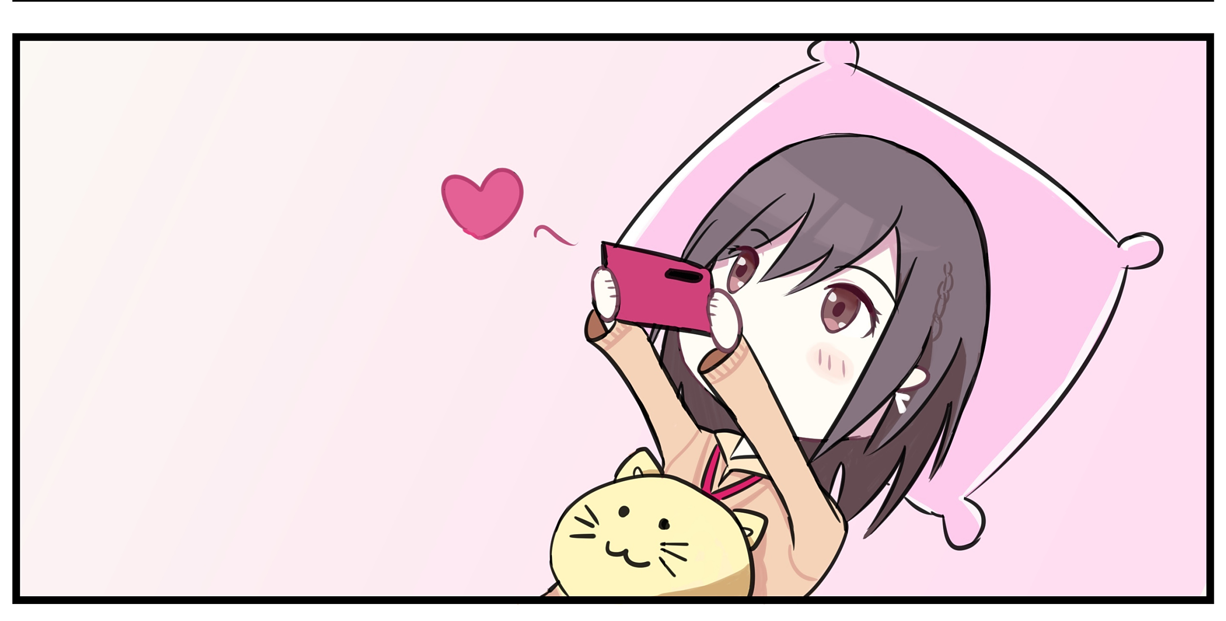 "啪…啊!"在床上躺着玩手机的坏处#二次元# #动漫