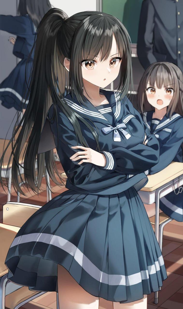 学姐你那么拽,家里人知道吗?#动漫# #二次元