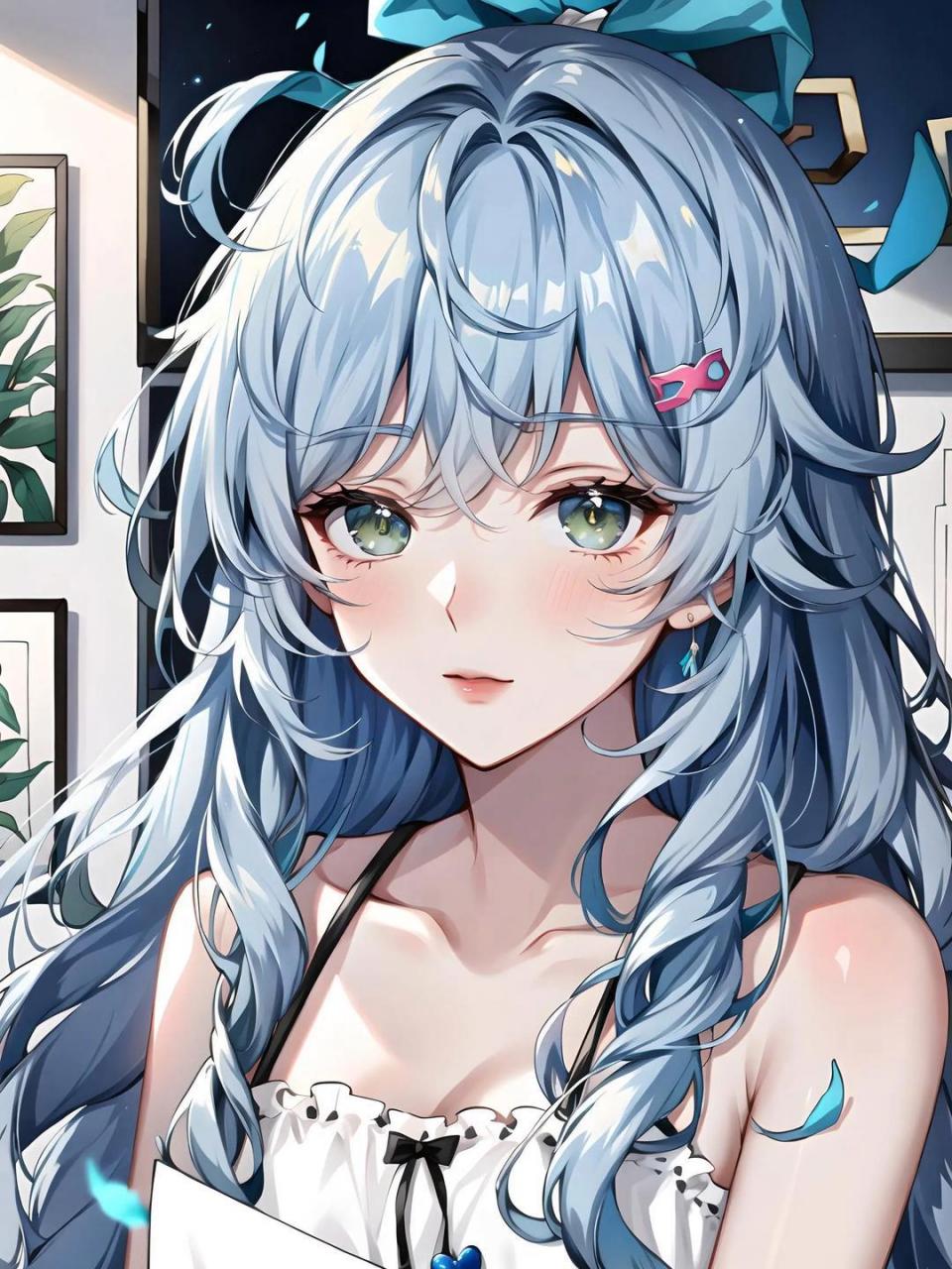 q弹q弹的,大眼睛扑灵扑灵,小鼻子小小的,可爱极了#动漫# #8023# #二