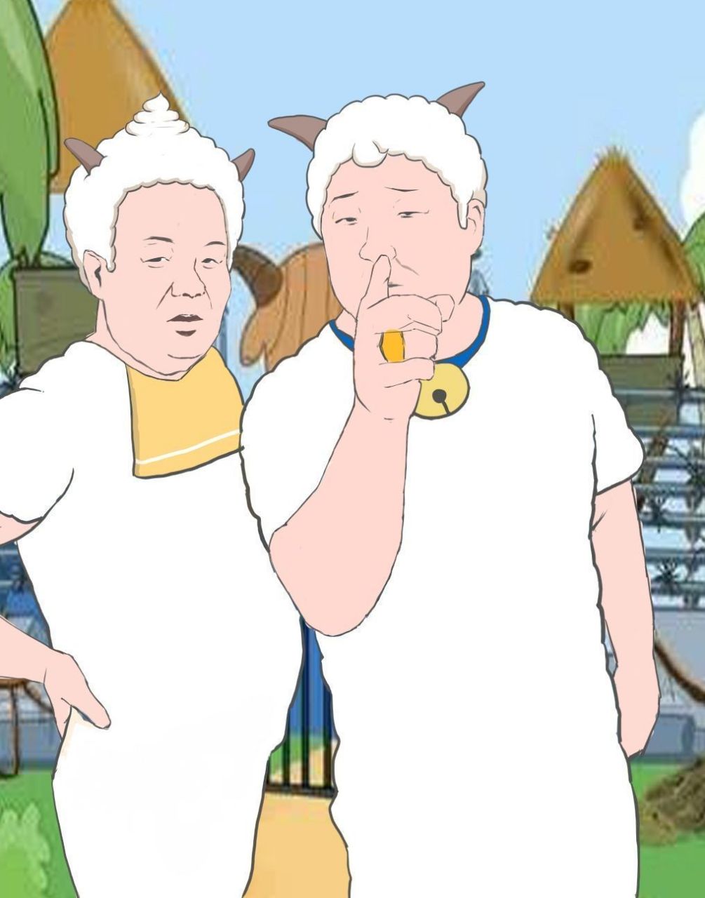 社会我喜子哥喜羊羊!#搞笑# #趣图搞笑# #动漫