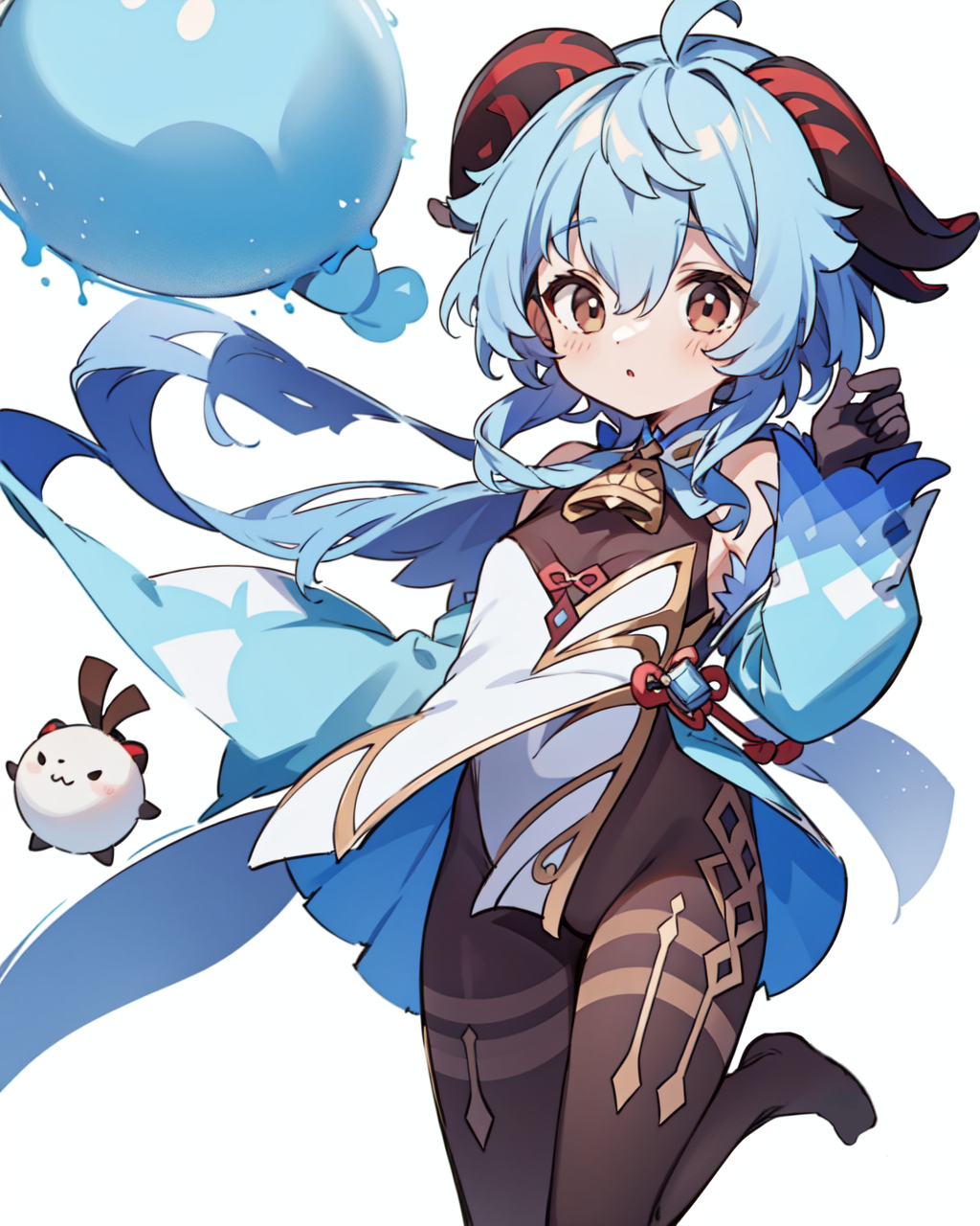 原神# 甘雨: 嘿,胡桃,我最近在读一本关于爱情的书,里面说爱情就弦换