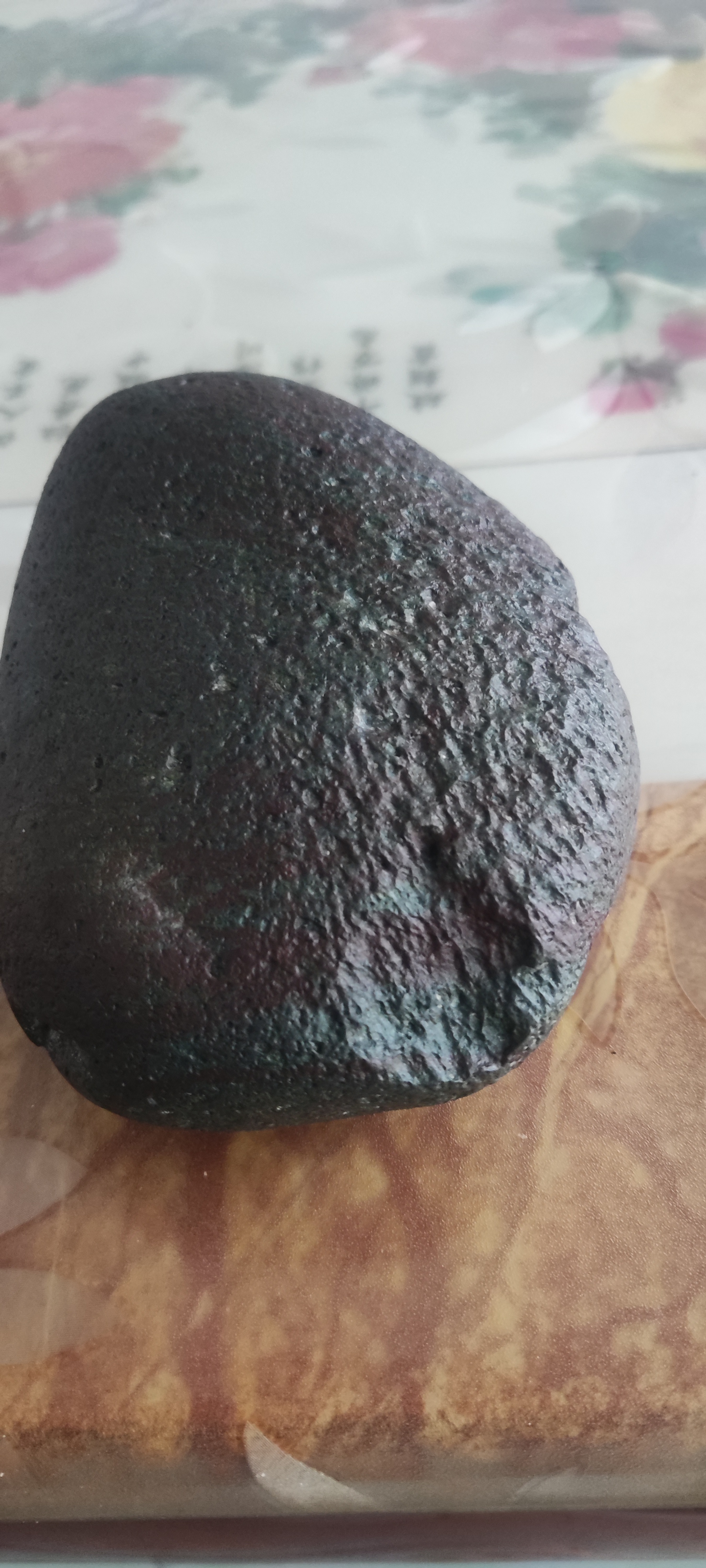红伊丁橄榄石铁陨石,定向,品祥完美