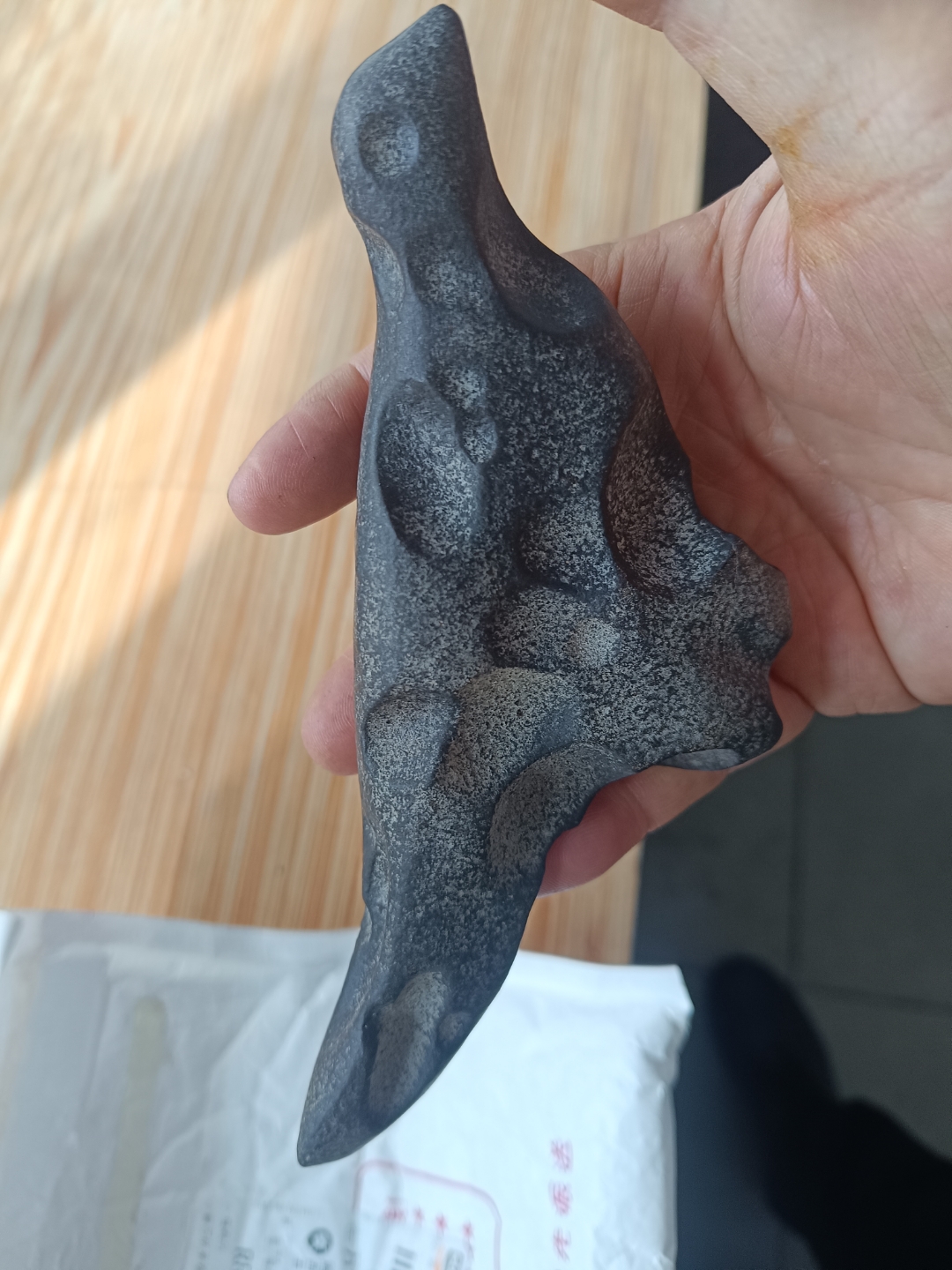天然奇石鸟