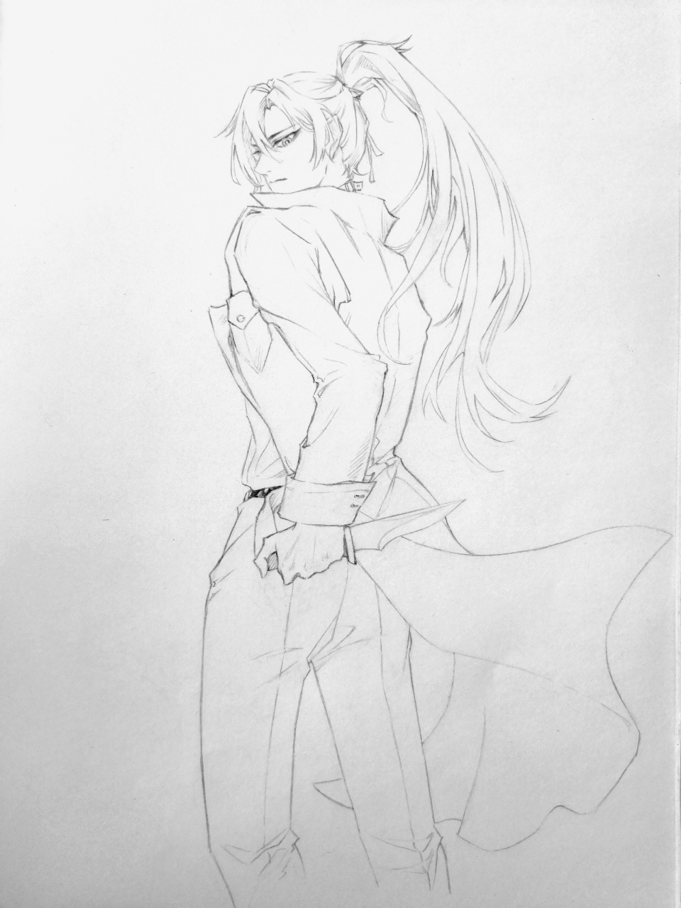 画画冰爵 姿势有参考