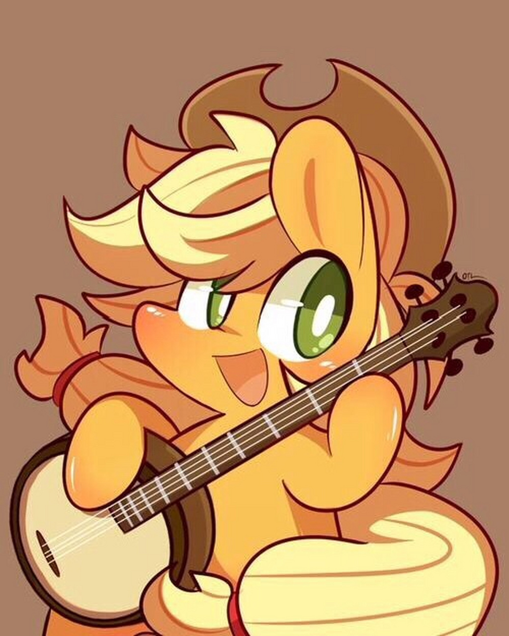 小马宝莉apple jack q版萌图 也可以当壁纸