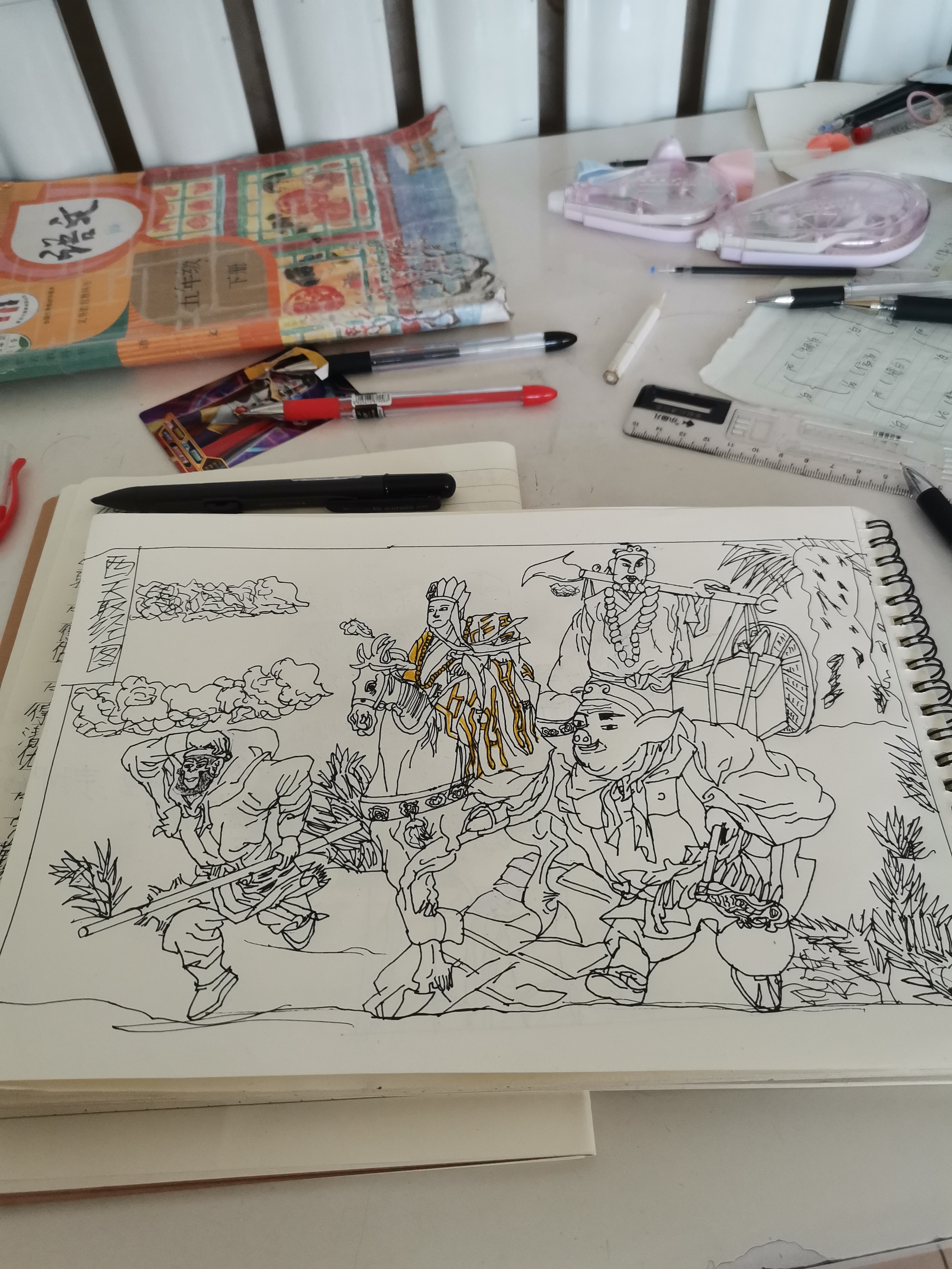 西天取经图绘画①