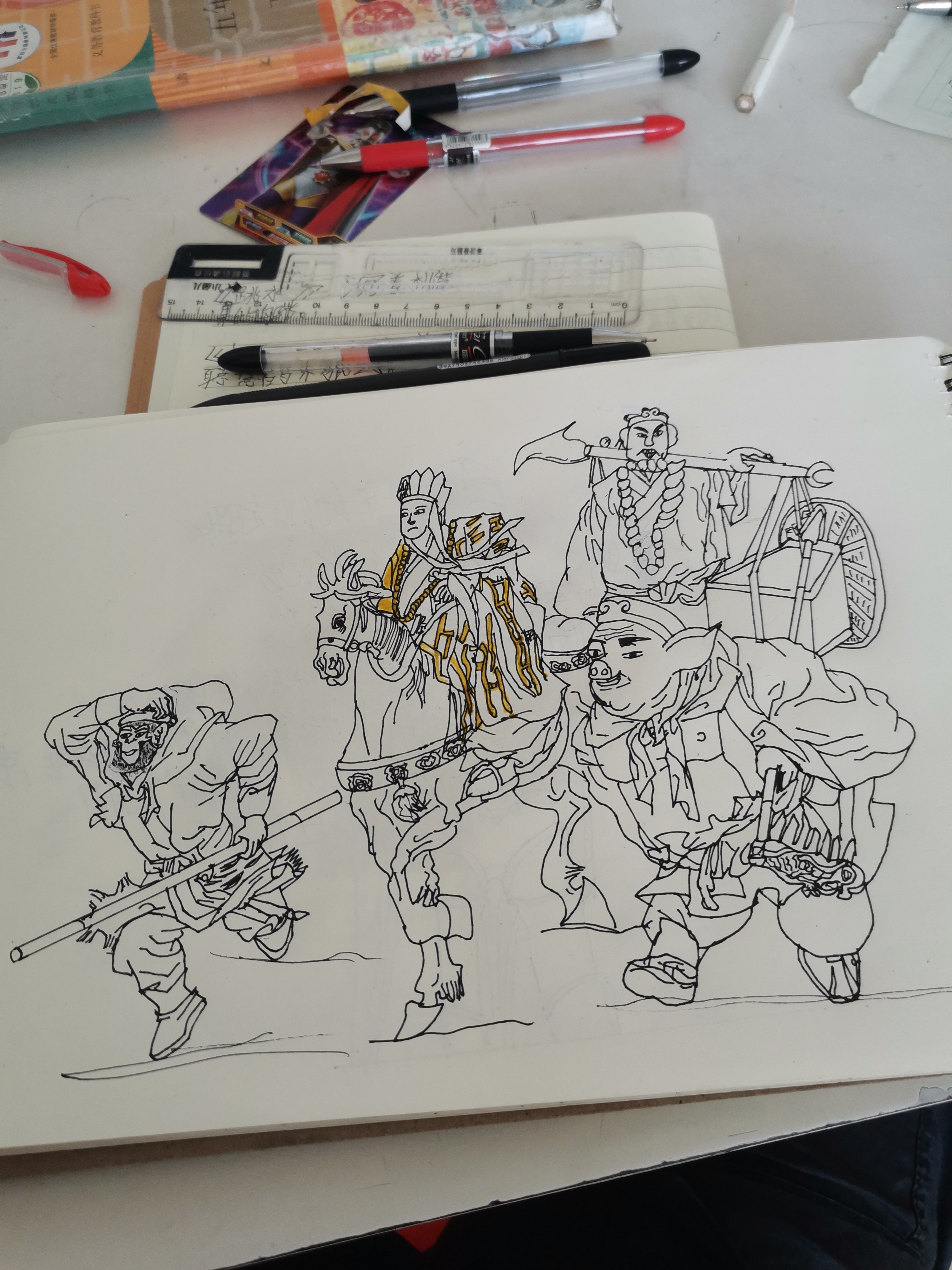 西天取经图绘画①