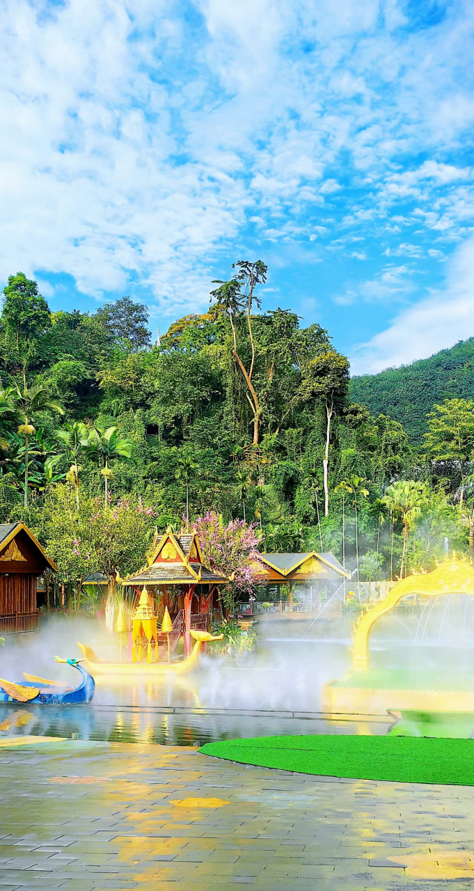 百度秋冬打卡挑战赛#版纳的野象谷,原始森林公园真美