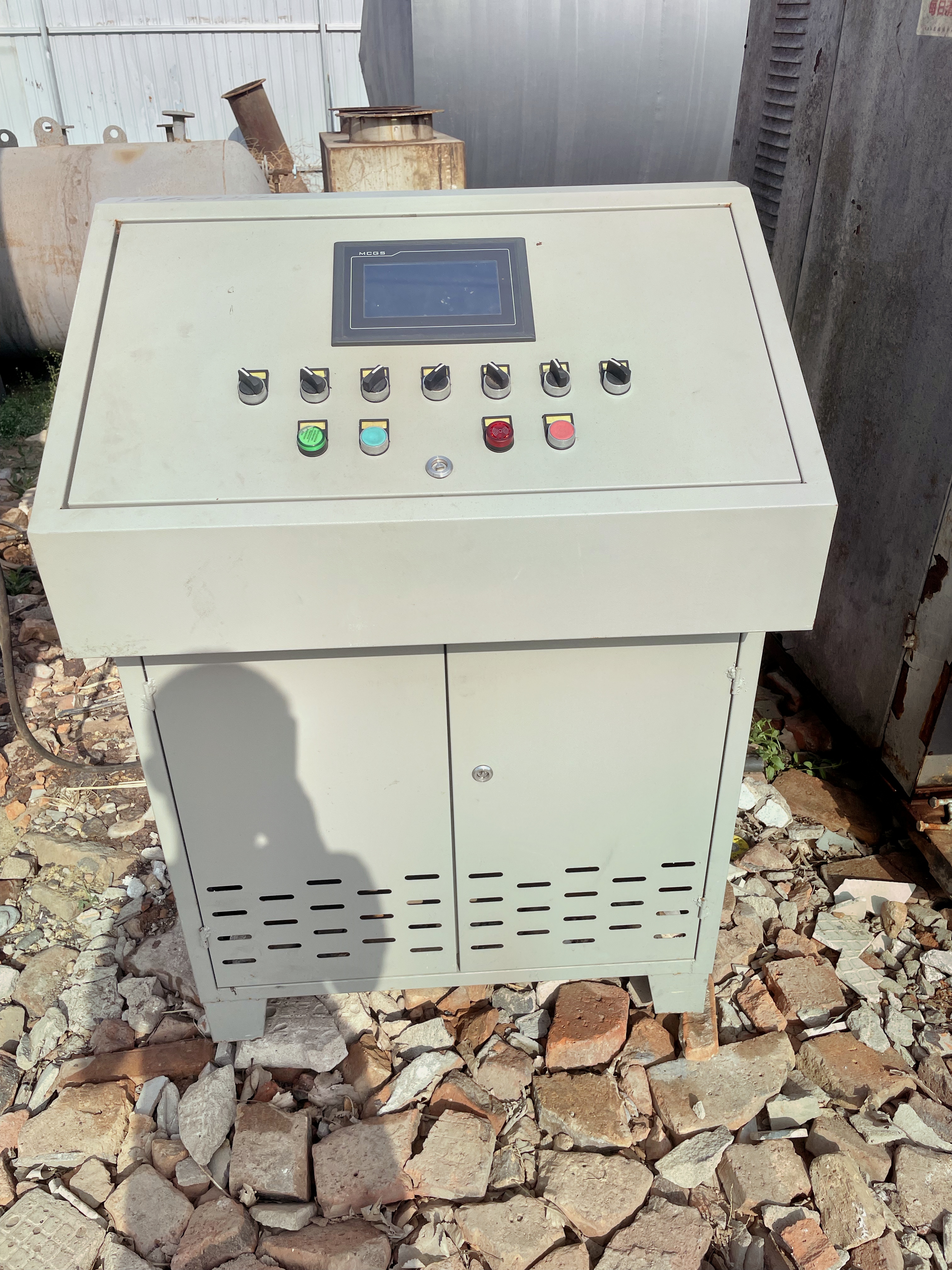 吨超导式生物质蒸汽发生器,浙江双峰锅炉有限公司制造,2020年10月份