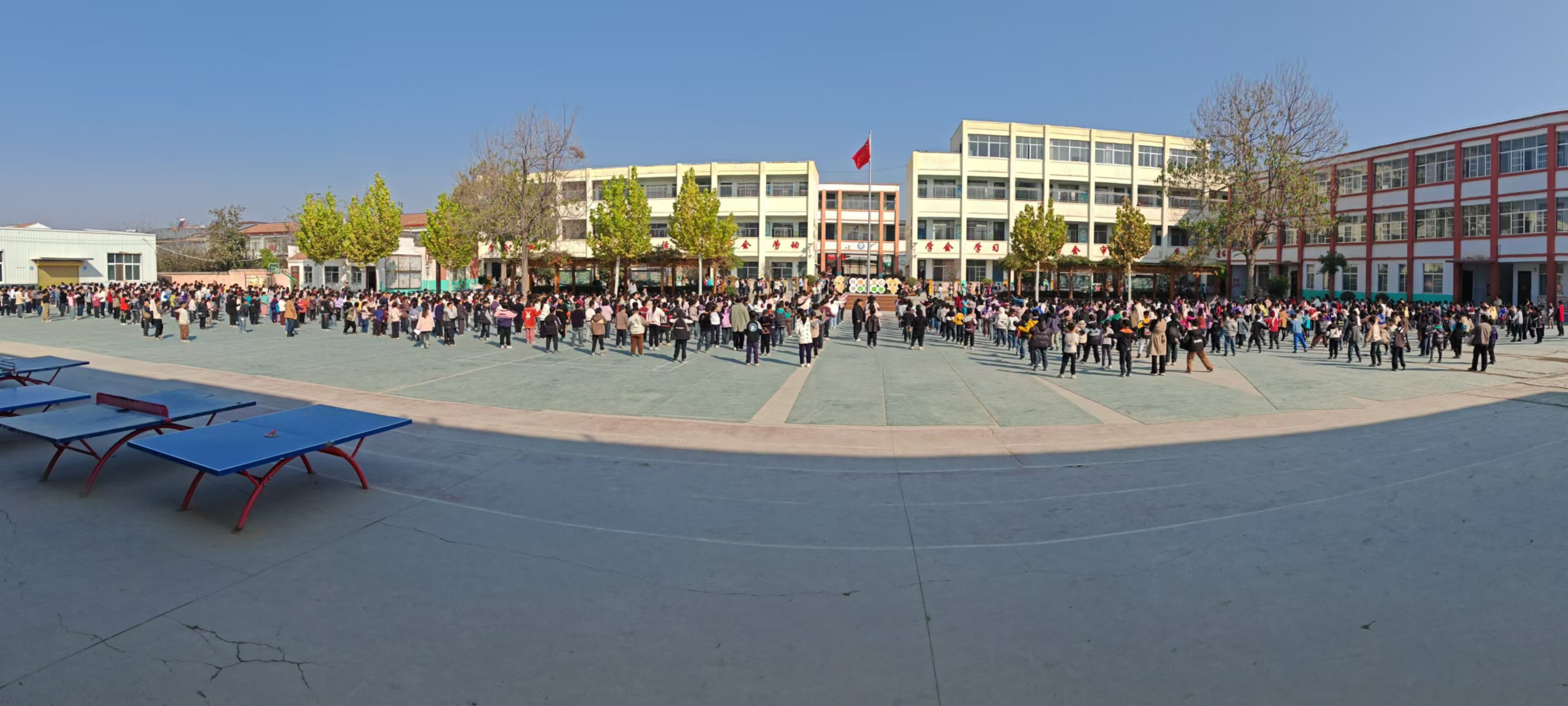 宁陵县石桥镇中心小学:小小梨花开 朵朵都精彩