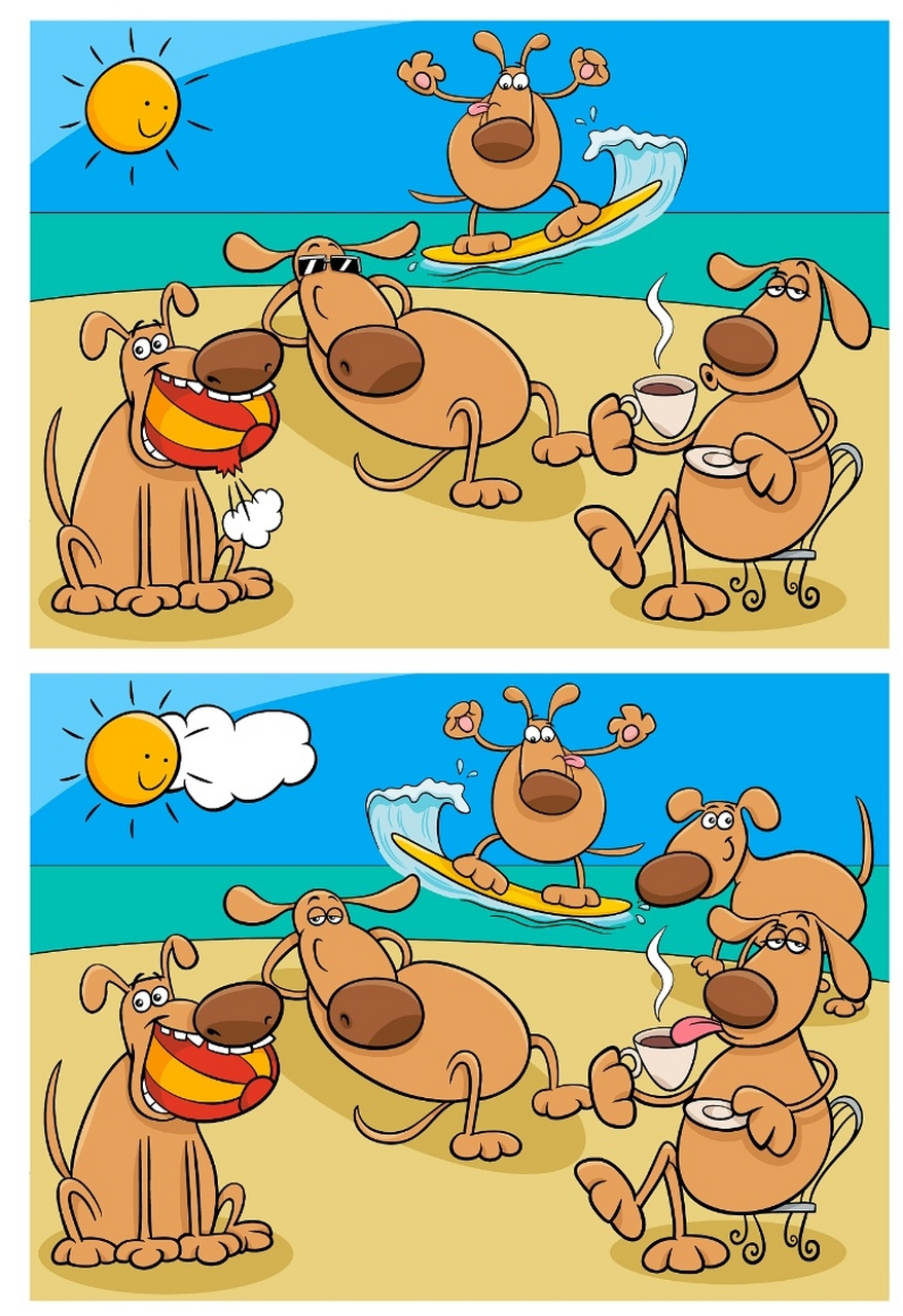 感恩每一步# #找不同#  有六处不同,找找看吧?