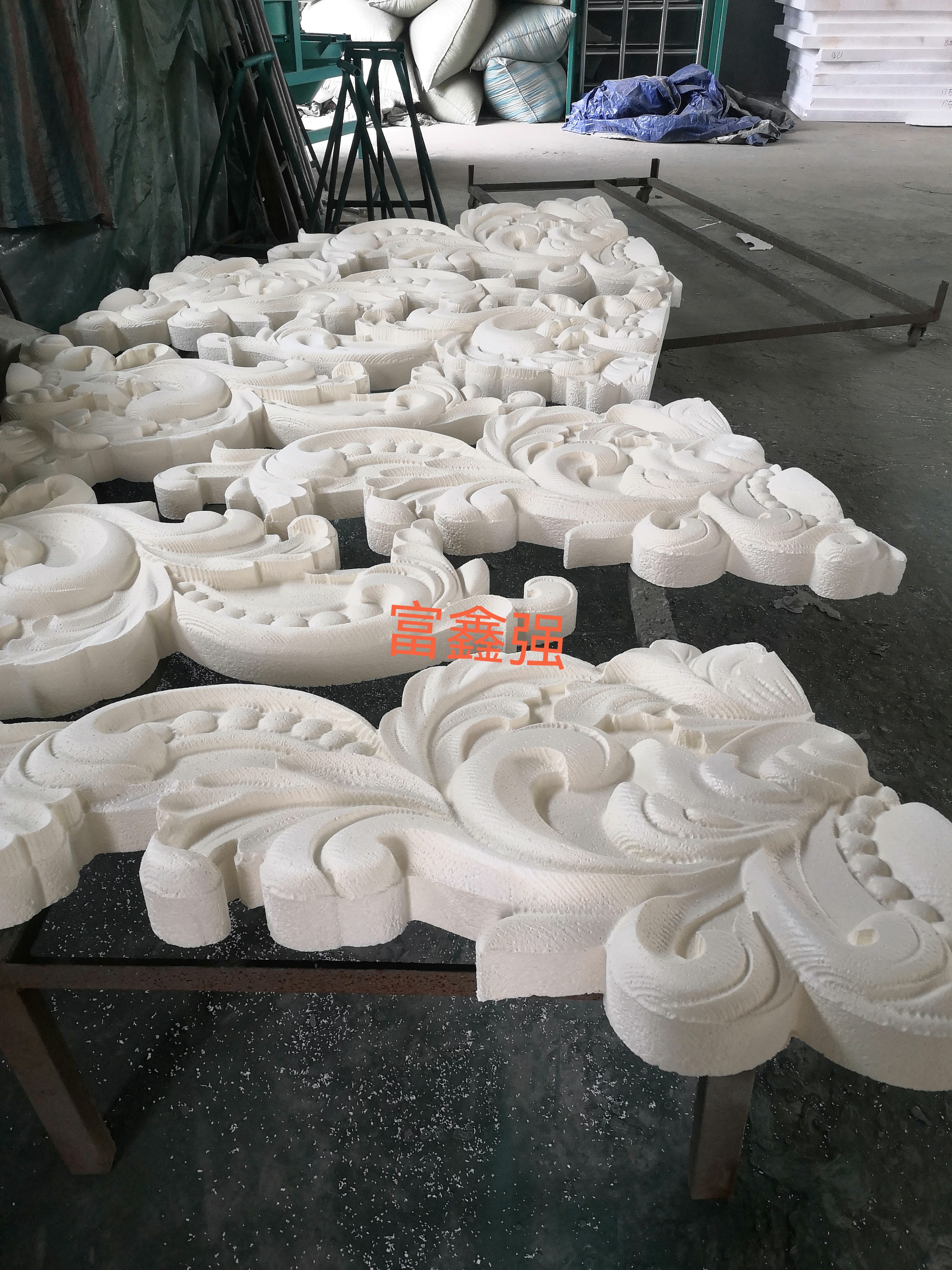 eps泡沫浮雕 别墅外墙装饰山花浮雕花板