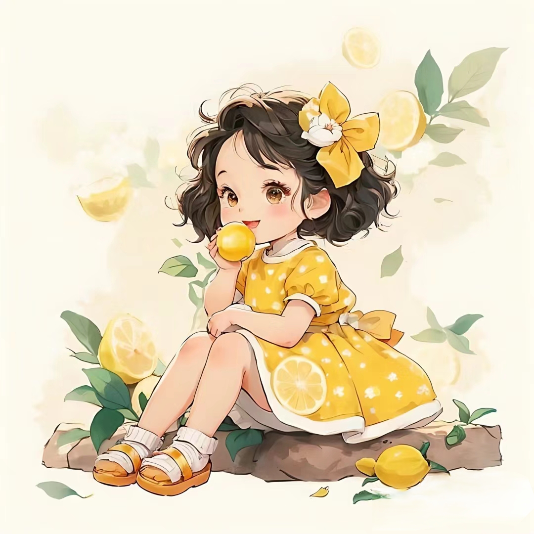 柠檬女孩 生活就像柠檬,酸酸甜甜,酸甜苦涩都在其中 而柠檬女孩,就像
