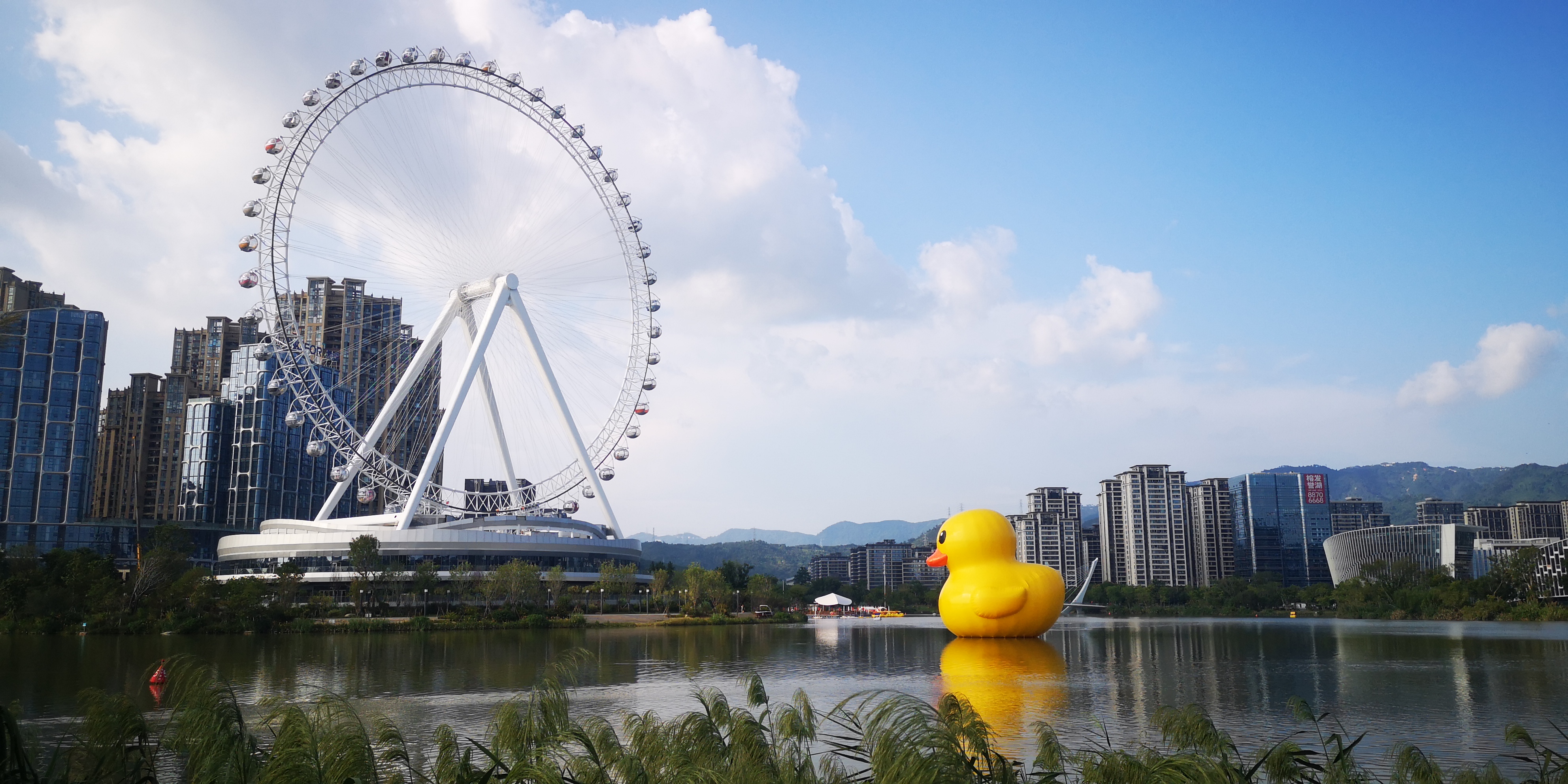 福州市晋安湖公园新的打卡地标