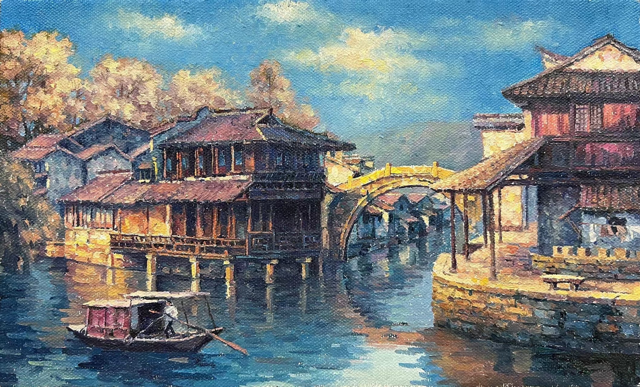 王其钧油画作品