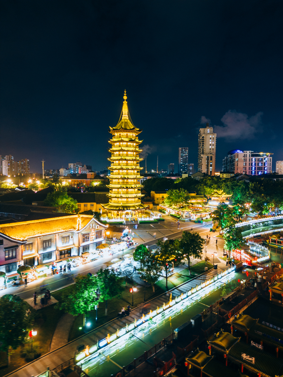 清江浦夜景图片