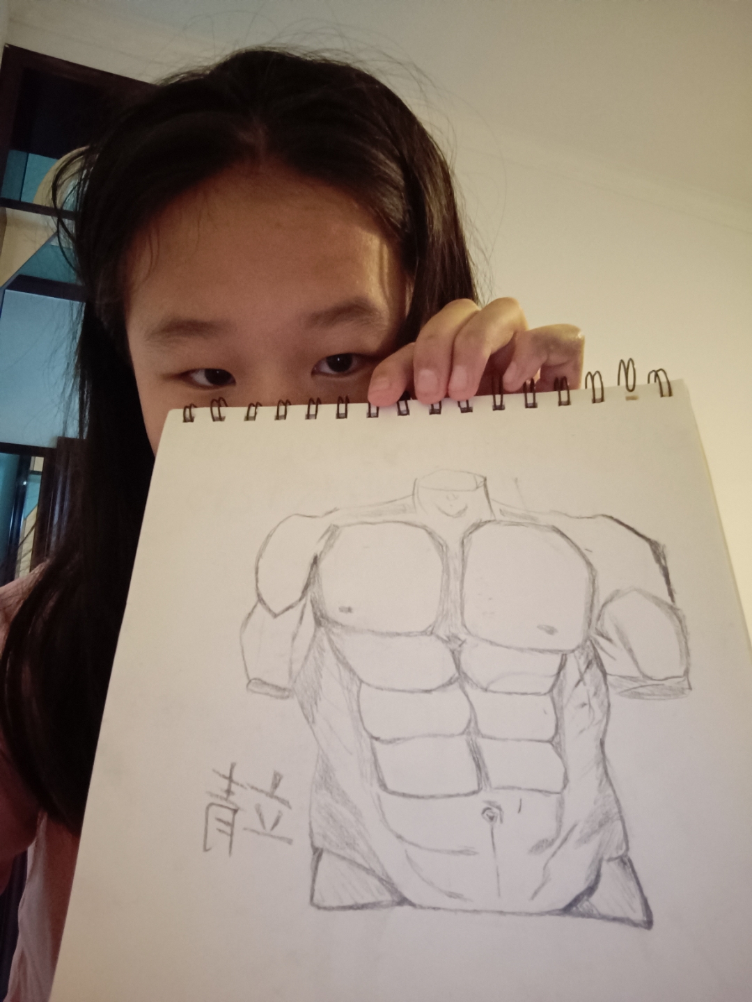 那个小女孩是以前的画风,现在嘛,我画风变了,以前画