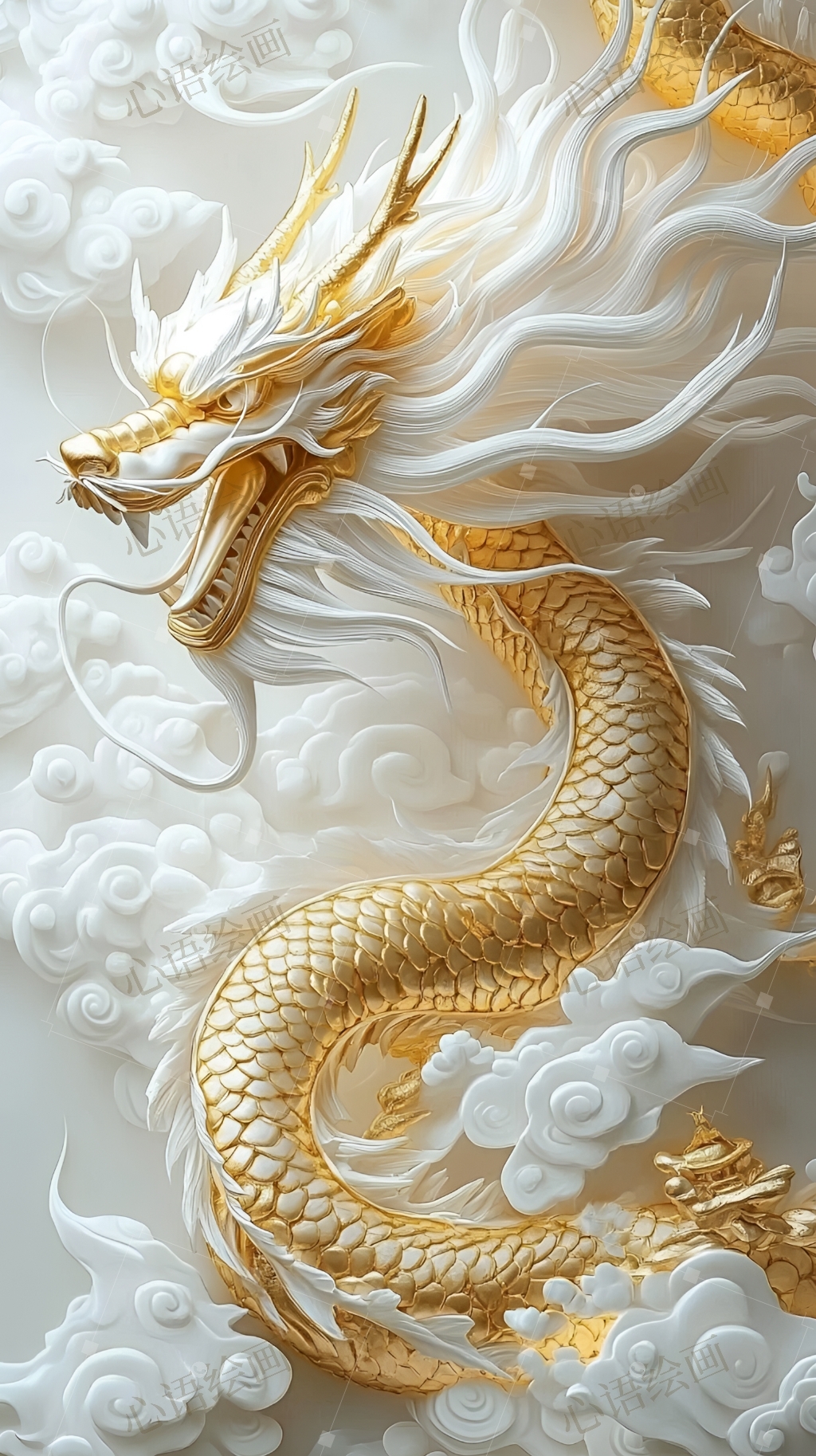 图案祥云金龙图片大全龙的壁纸金色龙鳞祥龙图片大全大图祥龙腾云祥龙