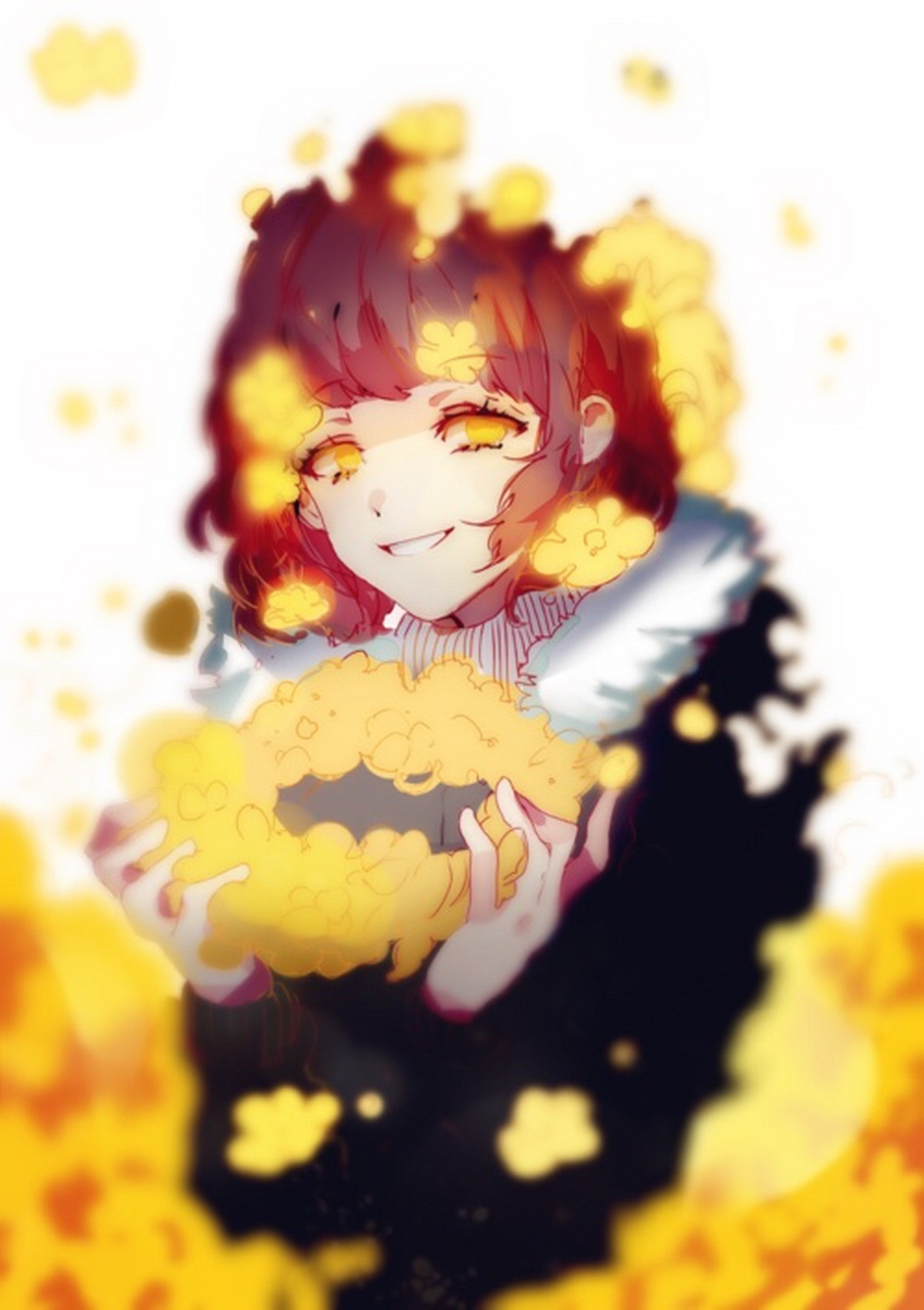 繁花之下                            今天来发一张繁花之下的图片.