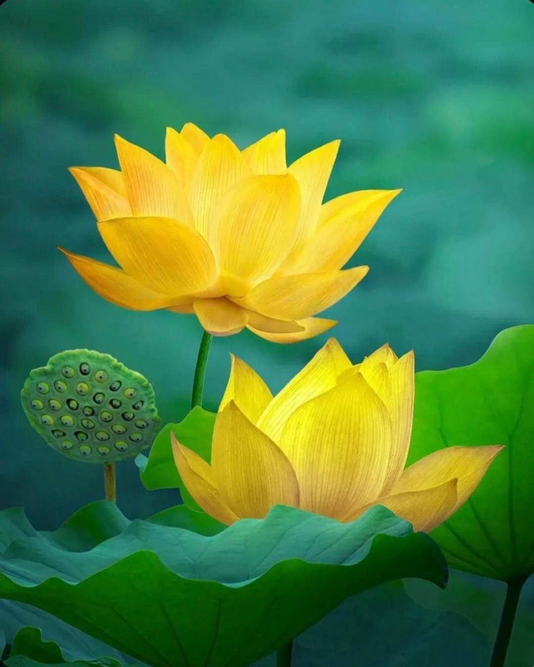 红色的荷花鲜艳夺目,如火焰般燃烧;紫色的荷花神秘高贵,散发着迷人的