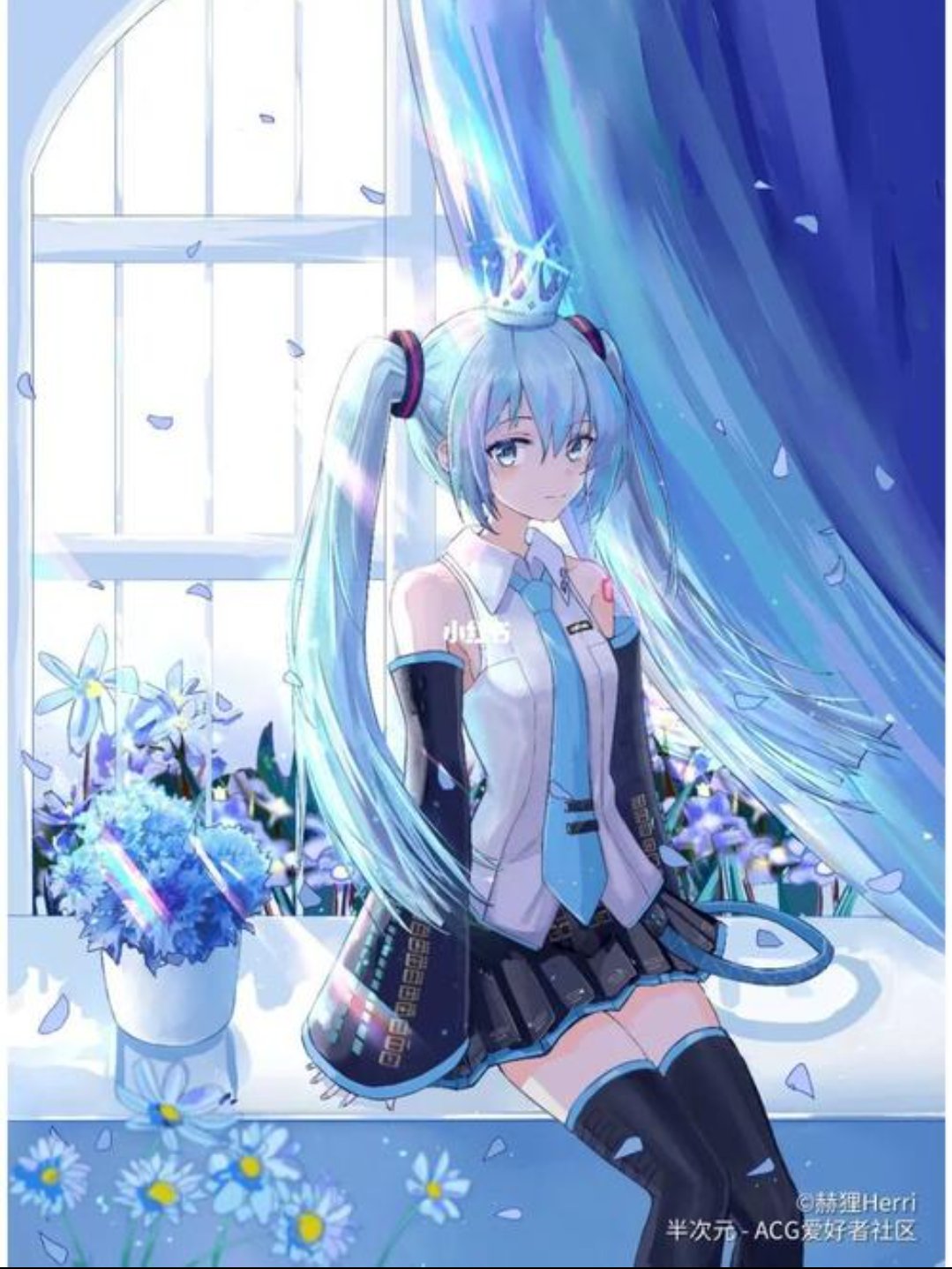 初音未来公主服星座图片