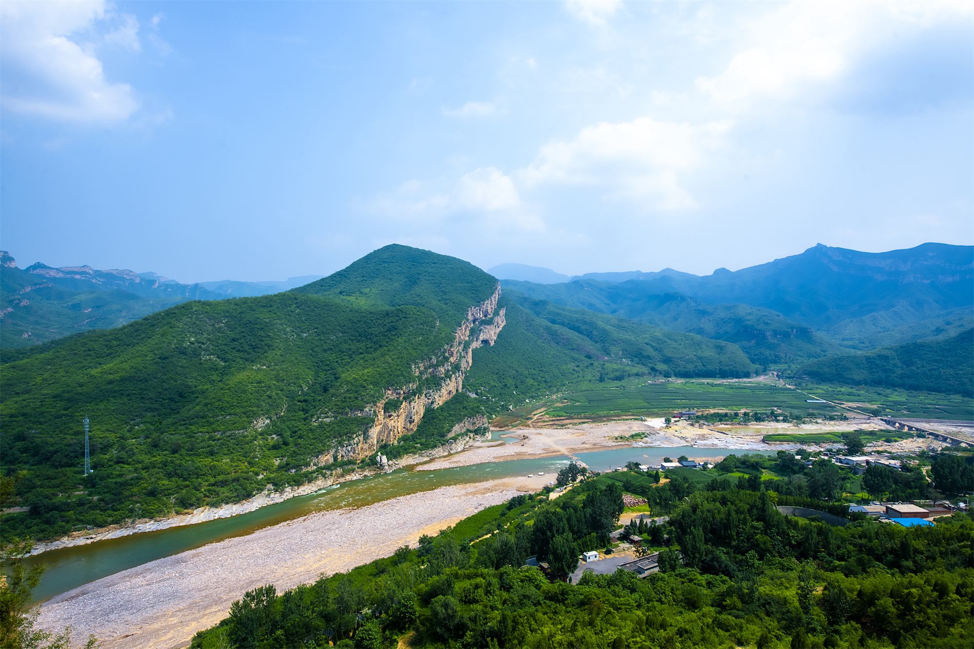 甘陶河,河北省石家庄市井陉县母亲河,发源于山西,流经井陉县千年古村