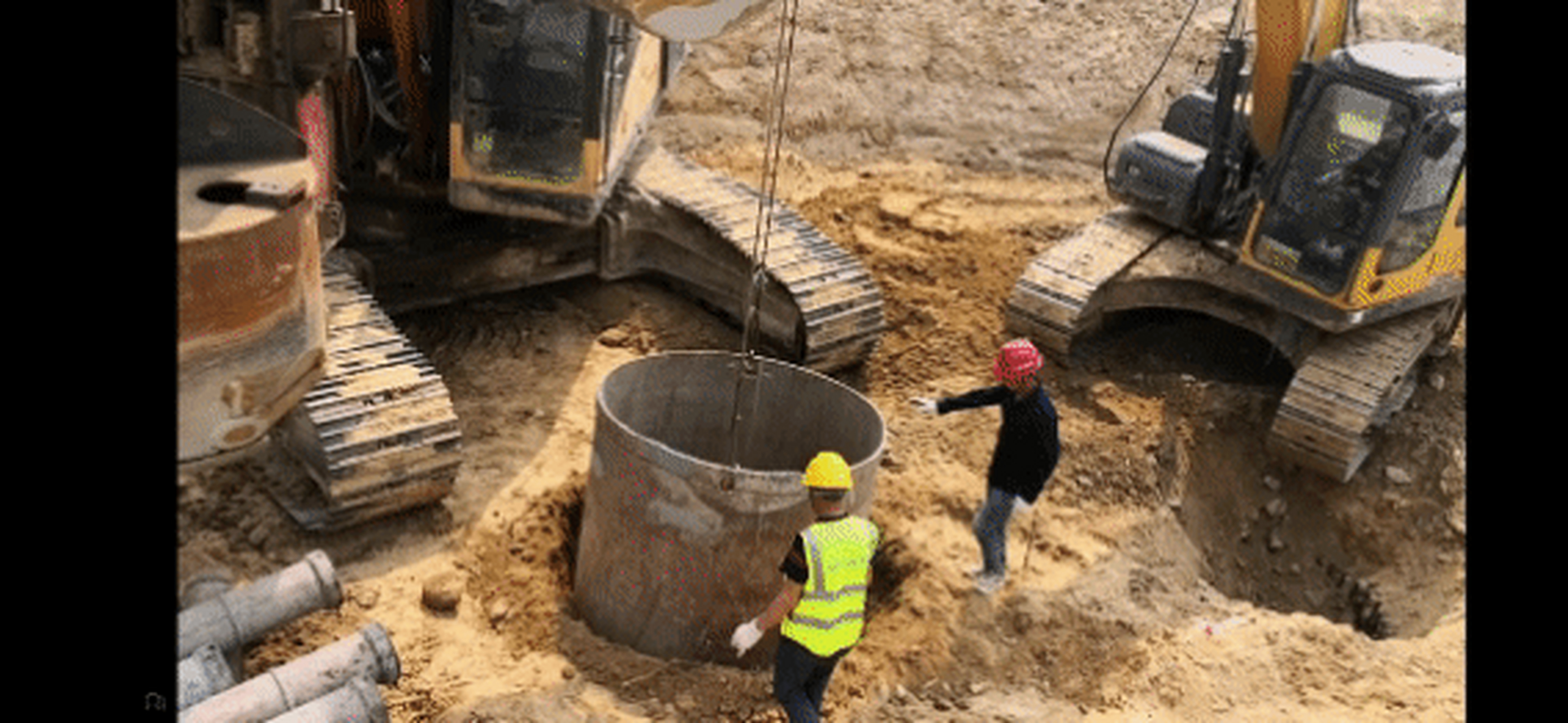 灌注桩钢护筒安装