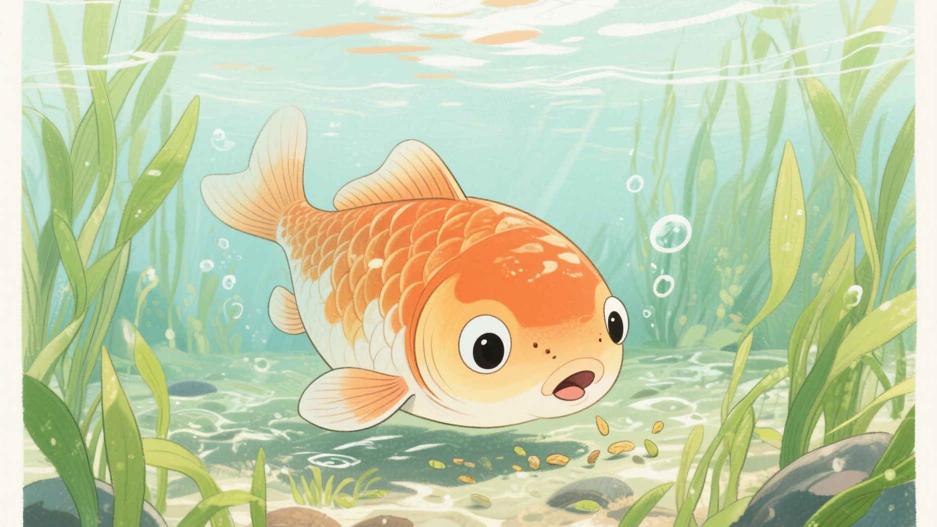 最近天气越来越热,水里的鱼群开始活跃起来