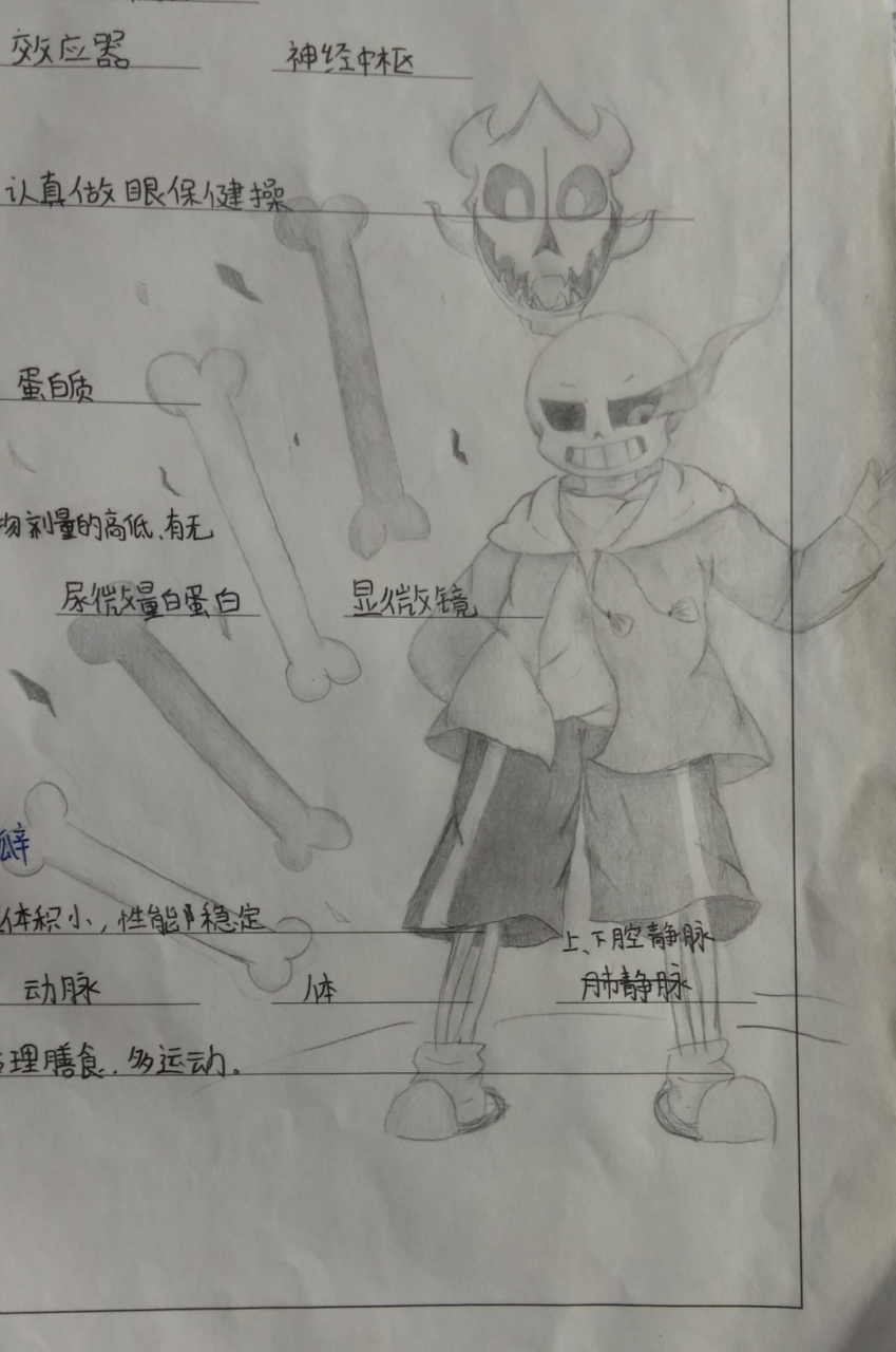 龙骨炮画小了.好渣.希望老师不要查卷子.