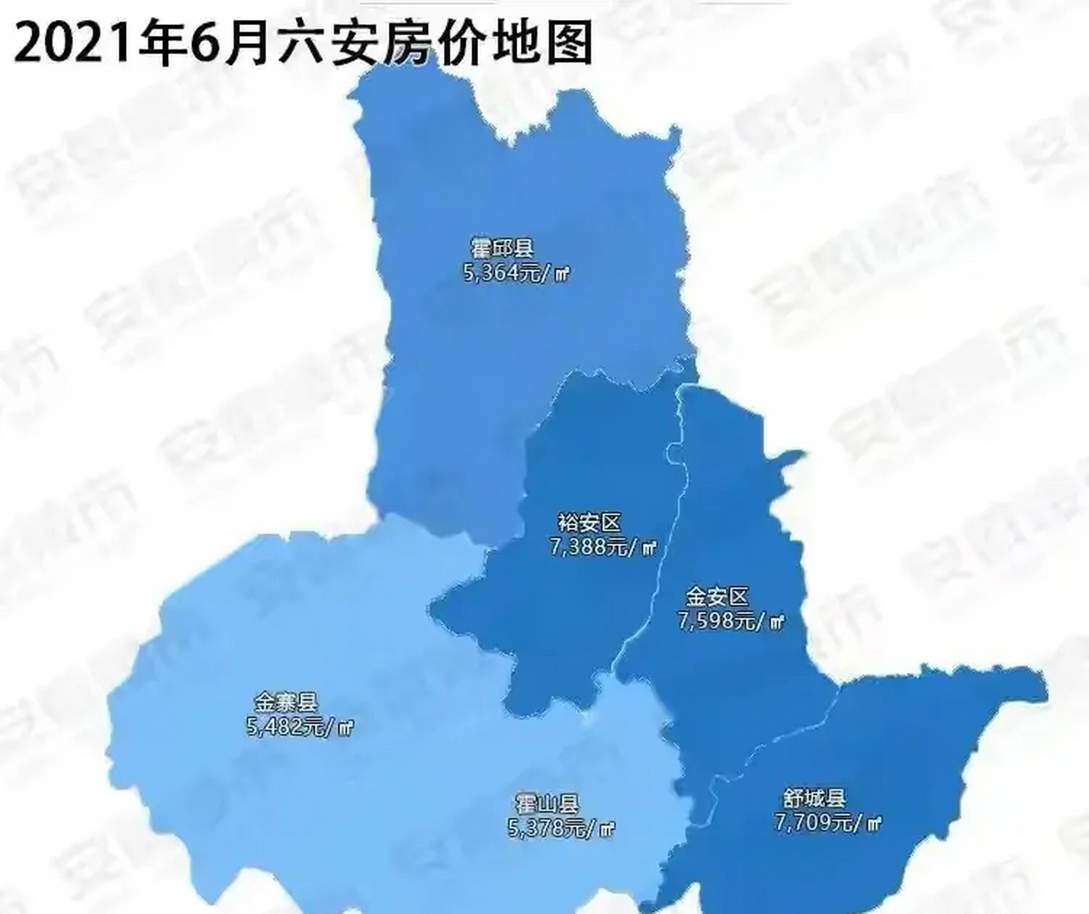 六安市房价地图