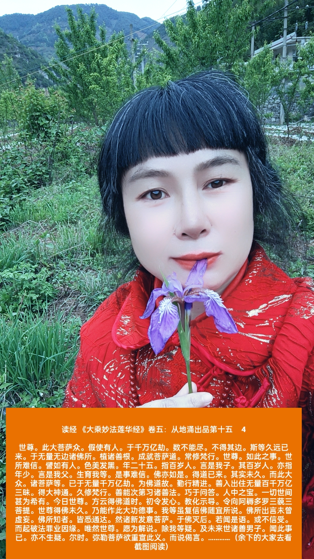 读经 《大乘妙法莲华经》卷五:从地涌出品第十五 4