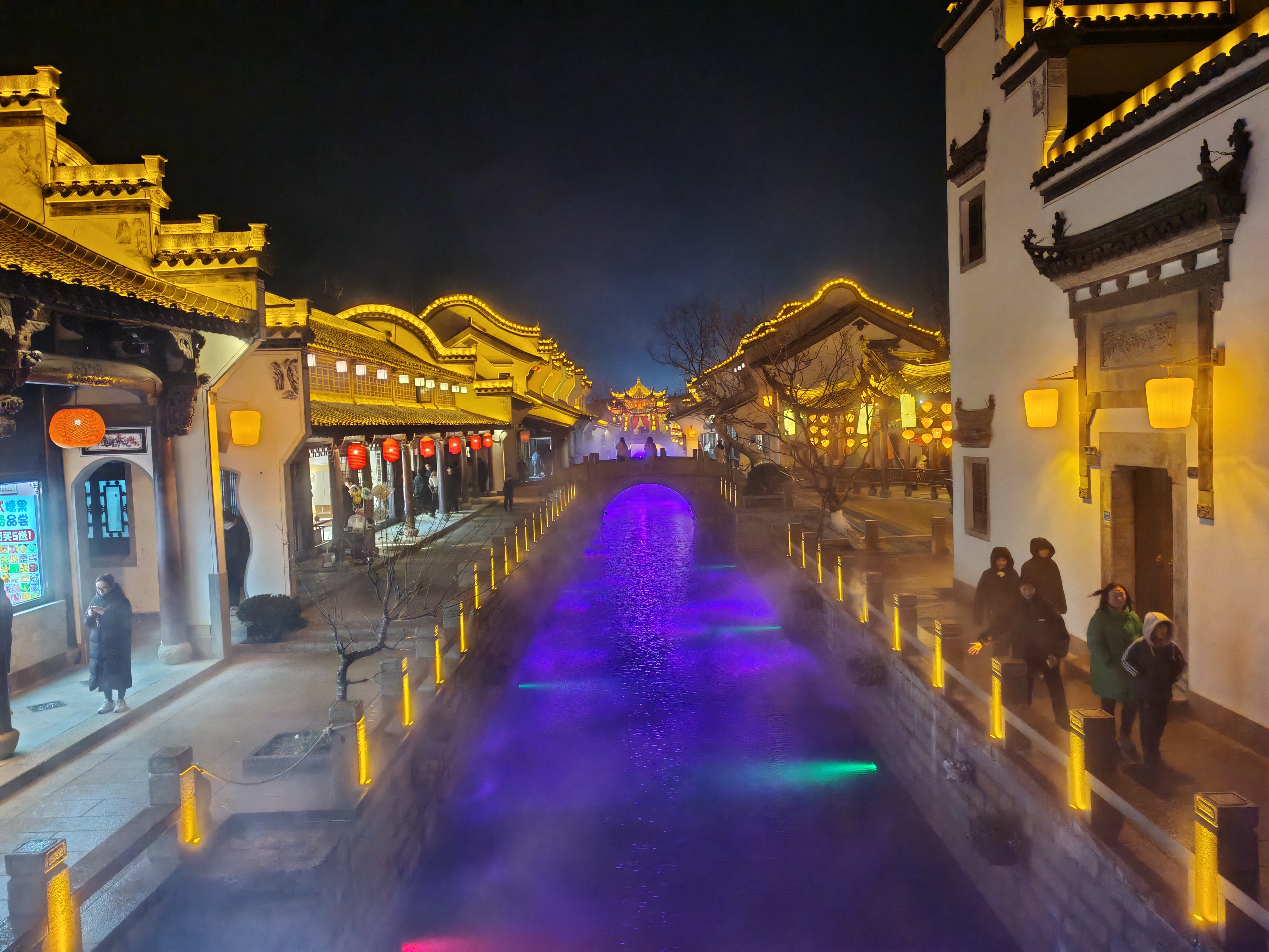 仿佛自己置身于心桓仁江南水镇夜景兴隆塞外江南水镇晚上下渚湖街道二