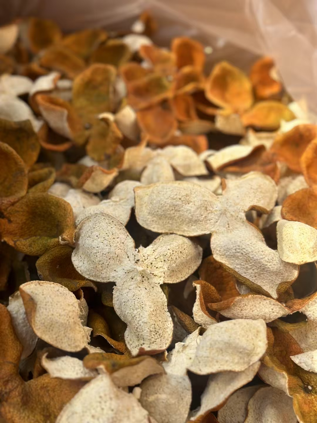 图片的皮属于二红皮,陈化得当的话很容易出高级的薄荷香.